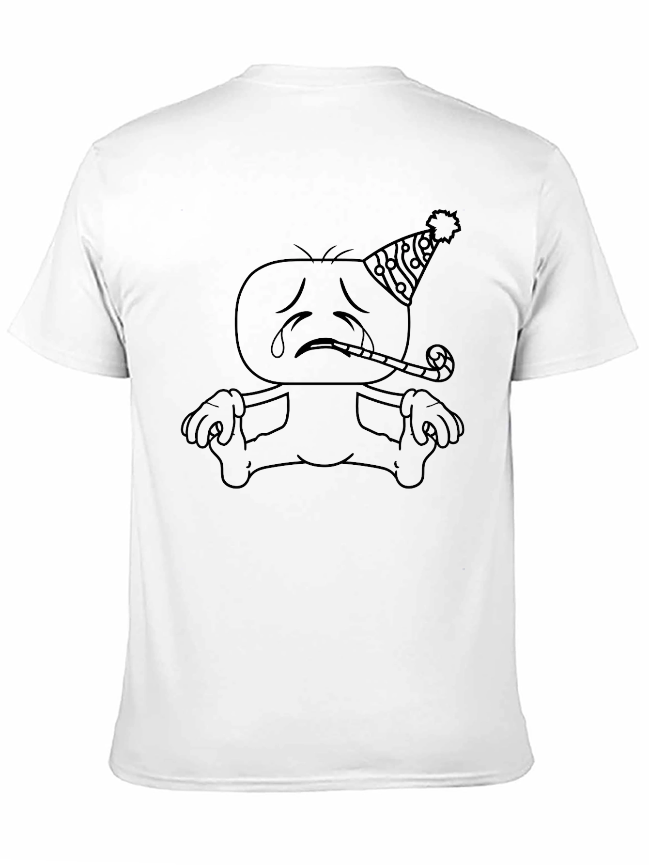 Sad Party Boy T-Shirt - Unique Graphic Tee