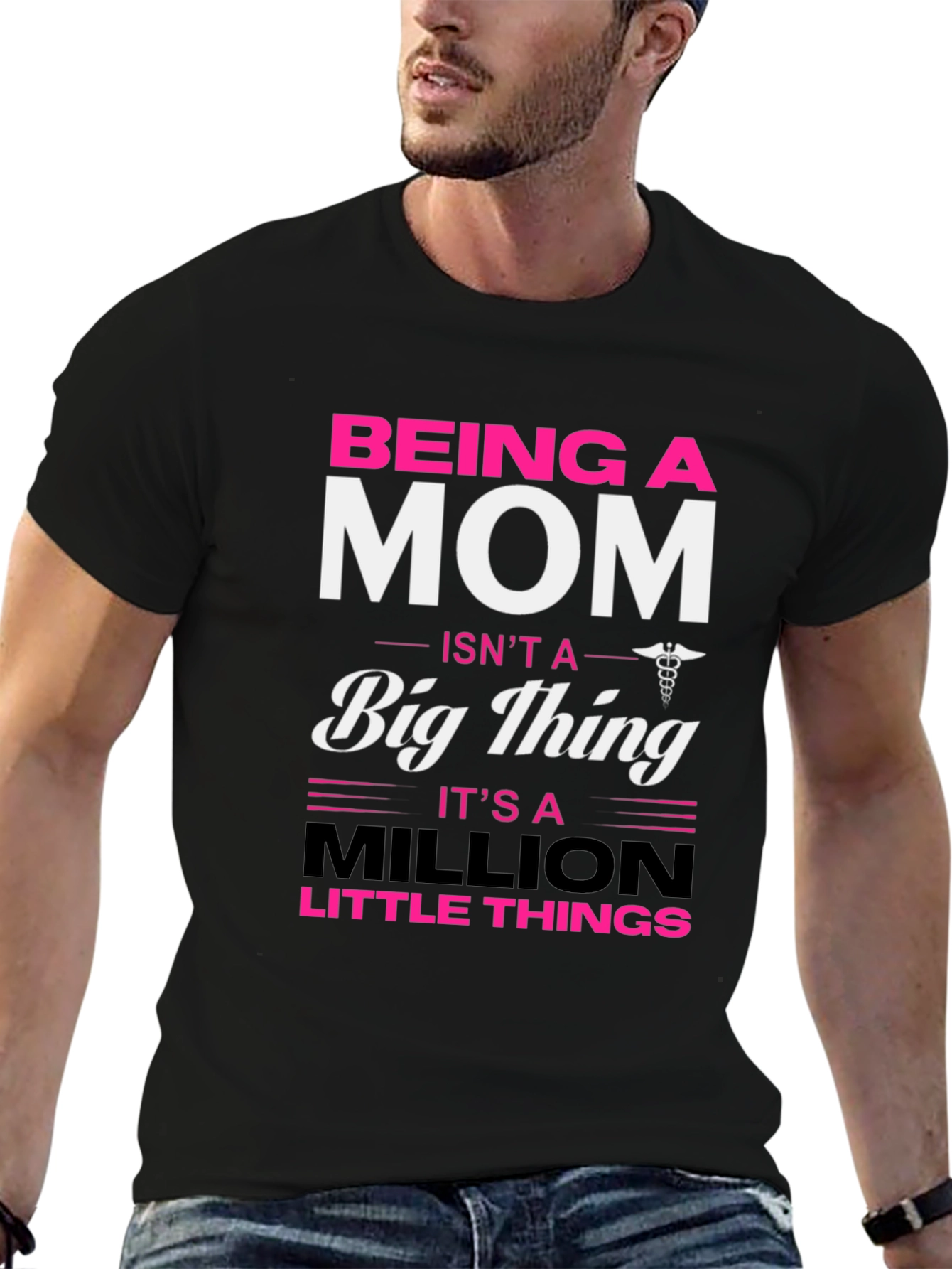 Being a Mom T-Shirt Little Things Mothers Day Gift