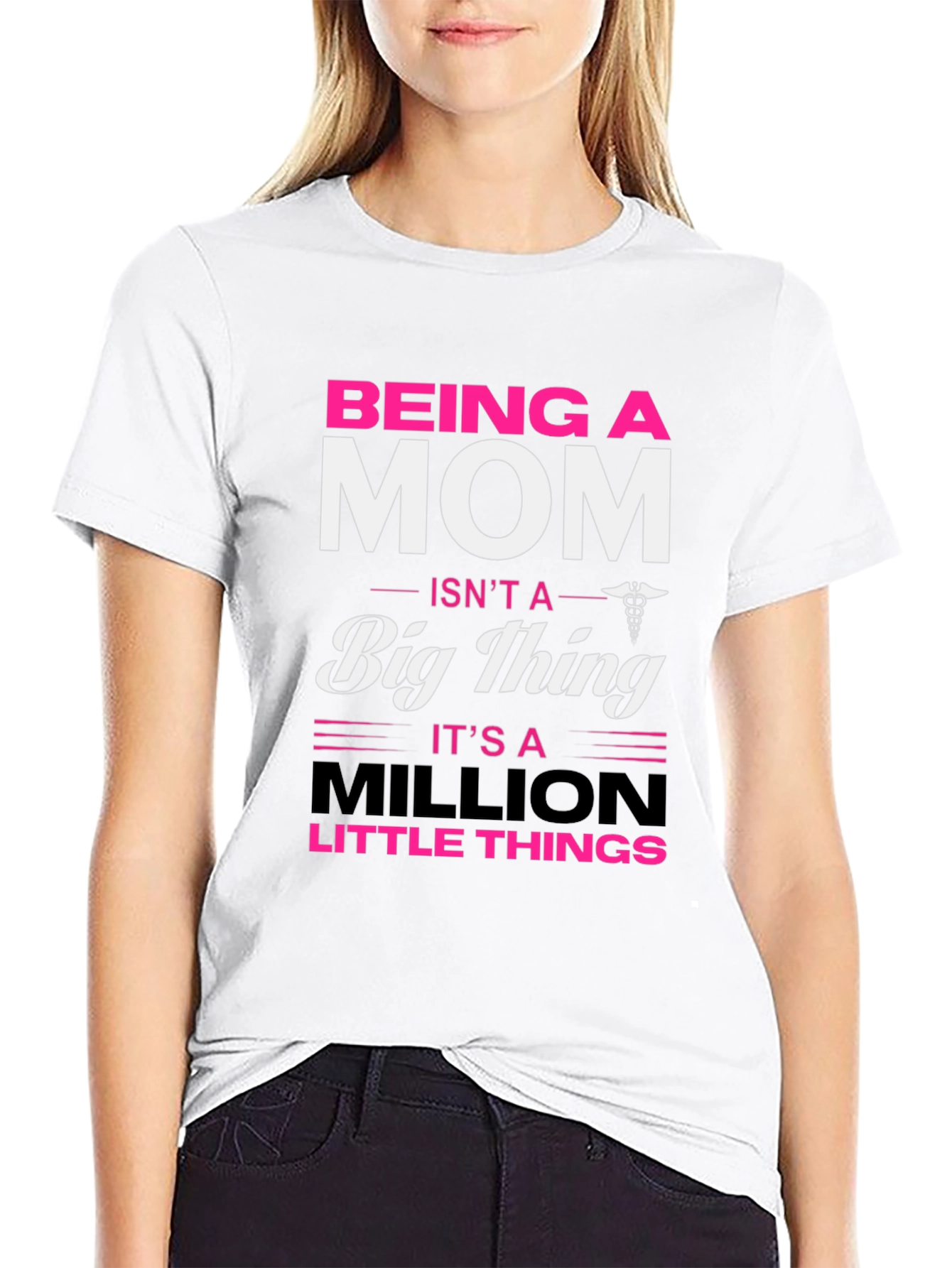 Being a Mom T-Shirt Little Things Mothers Day Gift