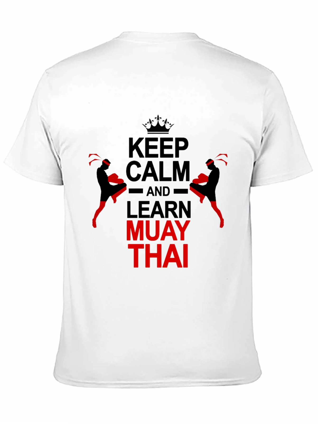 Keep Calm Learn Muay Thai Black T-Shirt