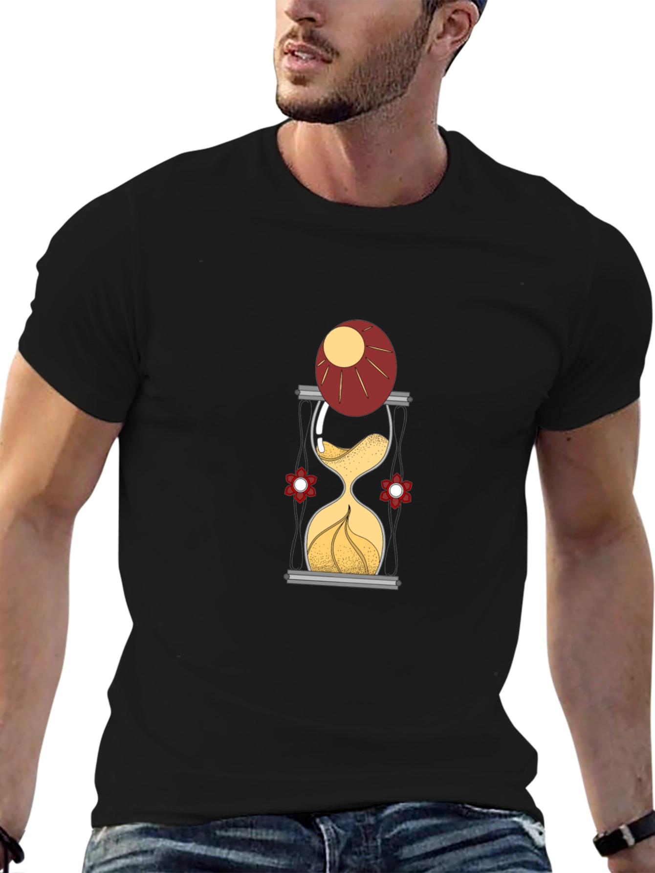 Hourglass Graphic Print T-Shirt