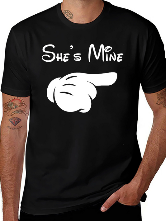 Shes Mine Matching Couple T-Shirt