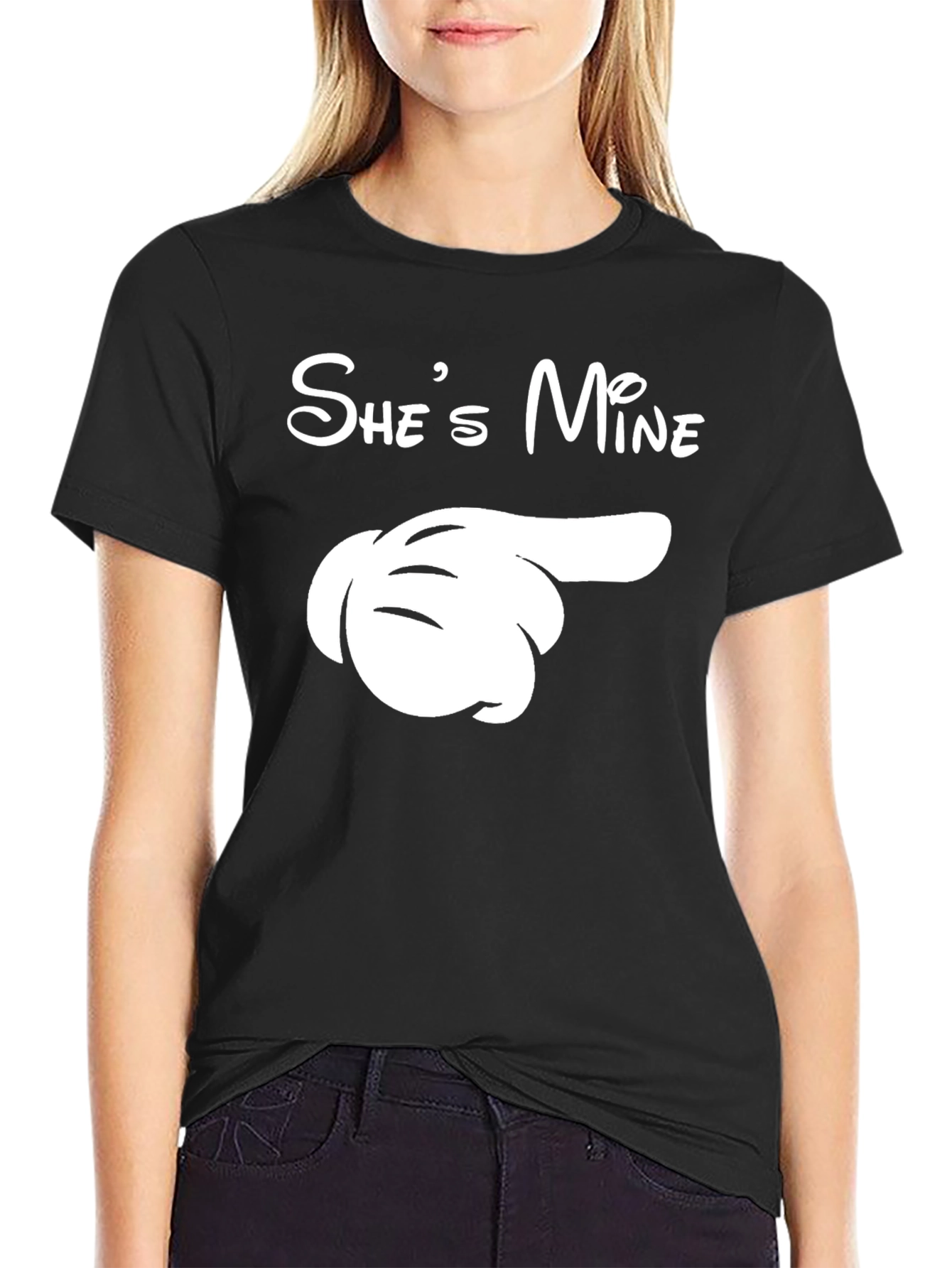 Shes Mine Matching Couple T-Shirt