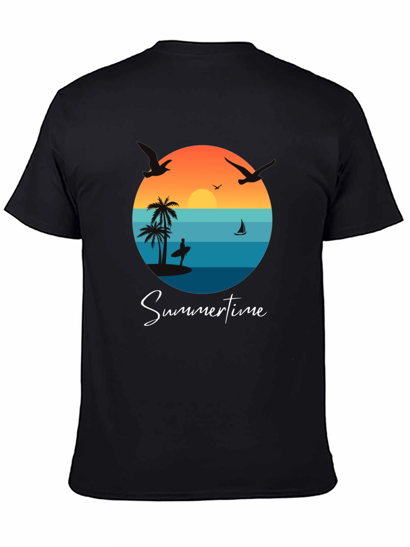 Summertime Graphic Tee - Beach Vibes T-Shirt
