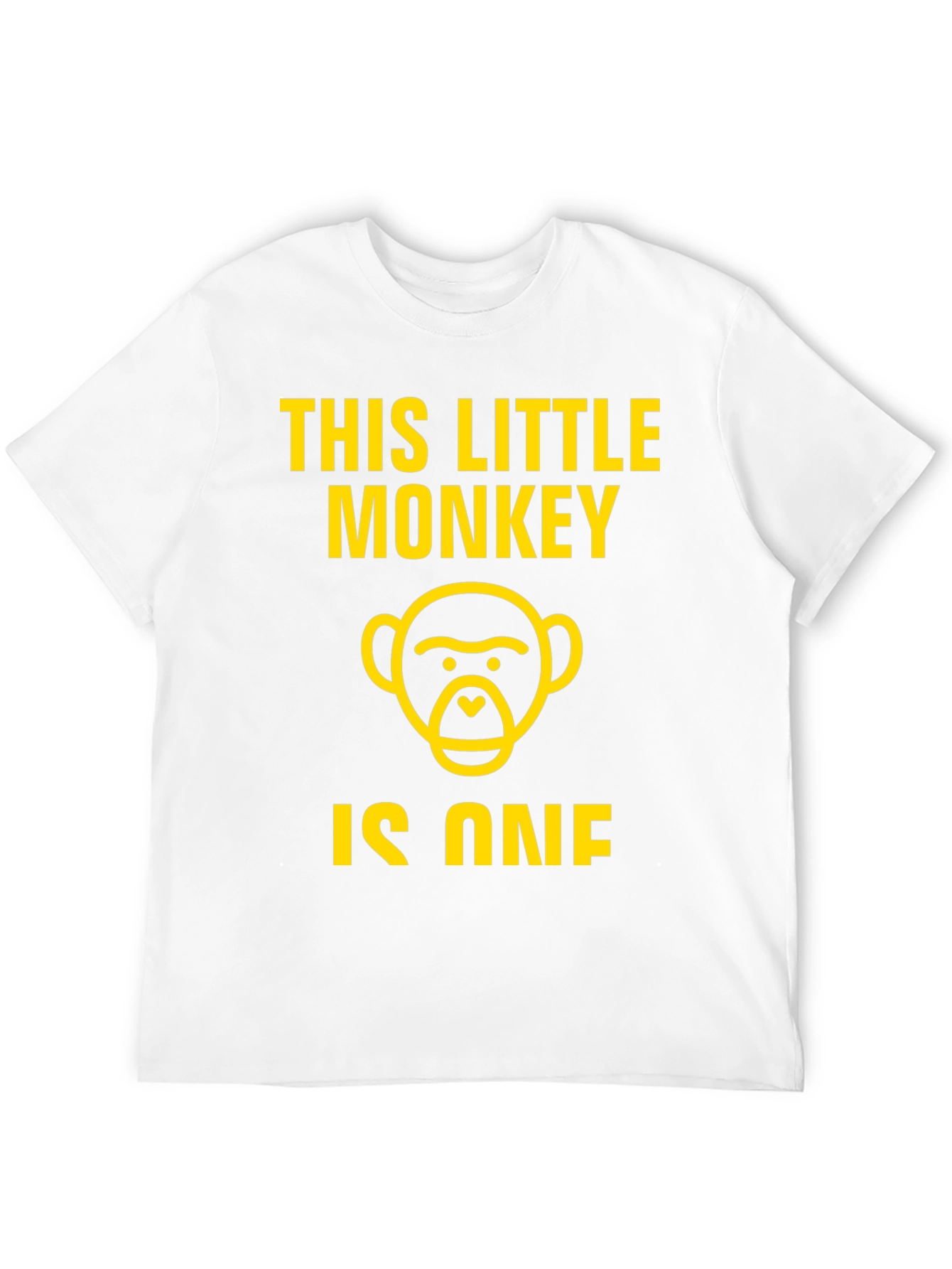This Little Monkey Is One T-Shirt