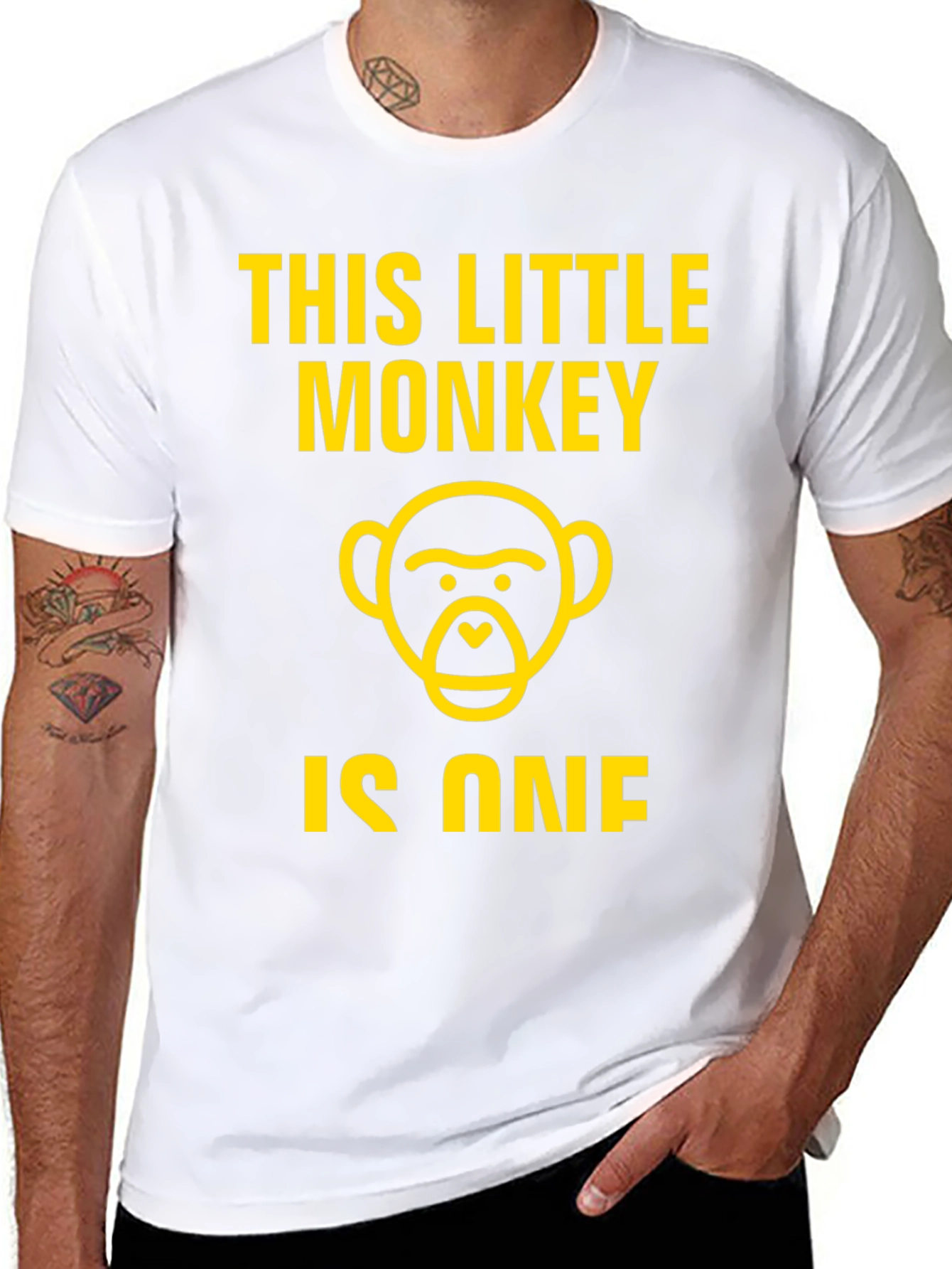 This Little Monkey Is One T-Shirt