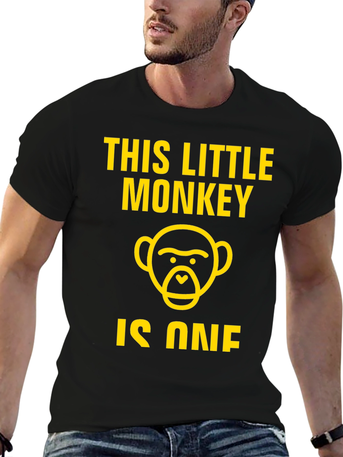 This Little Monkey Is One T-Shirt