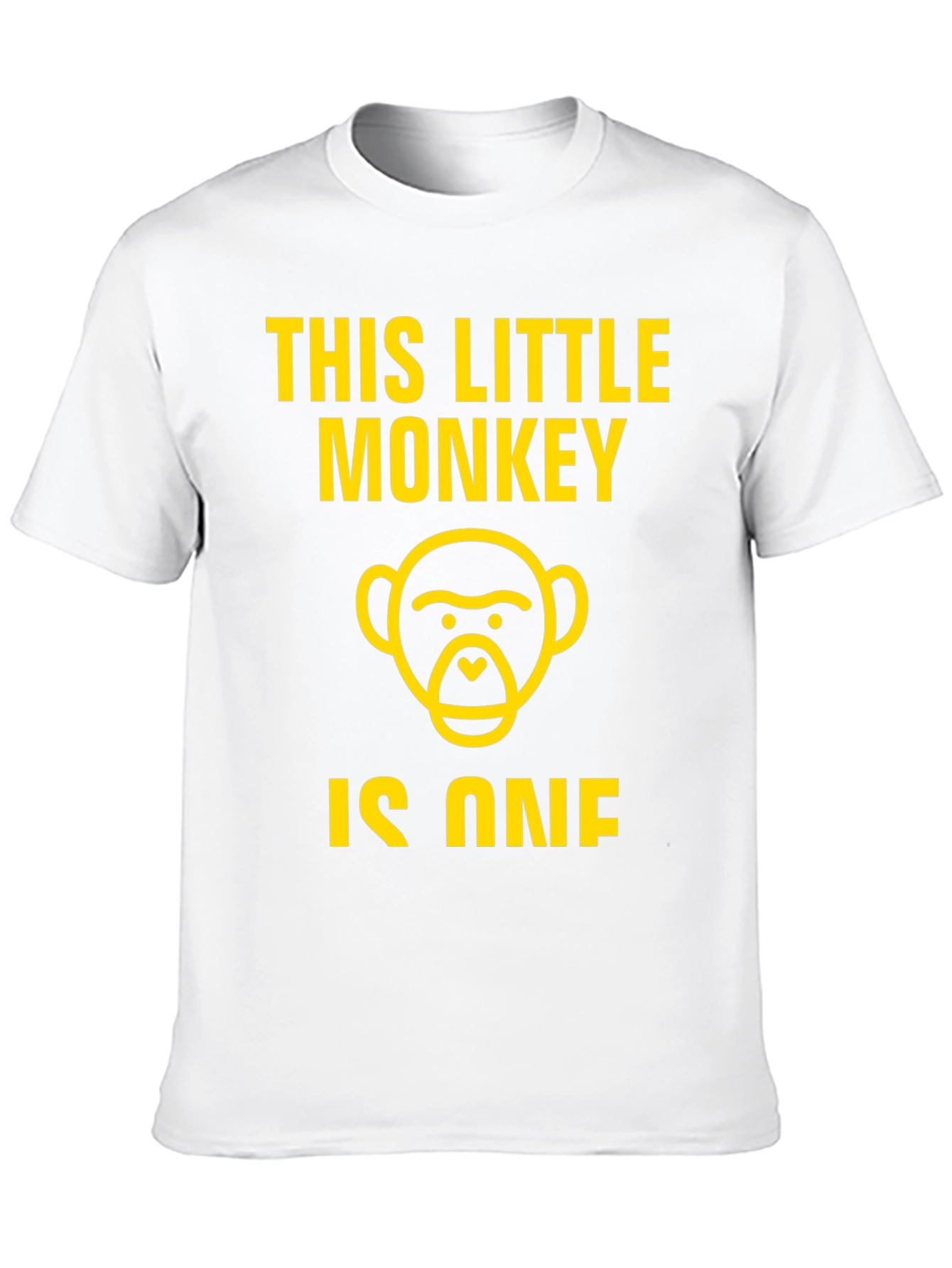 This Little Monkey Is One T-Shirt