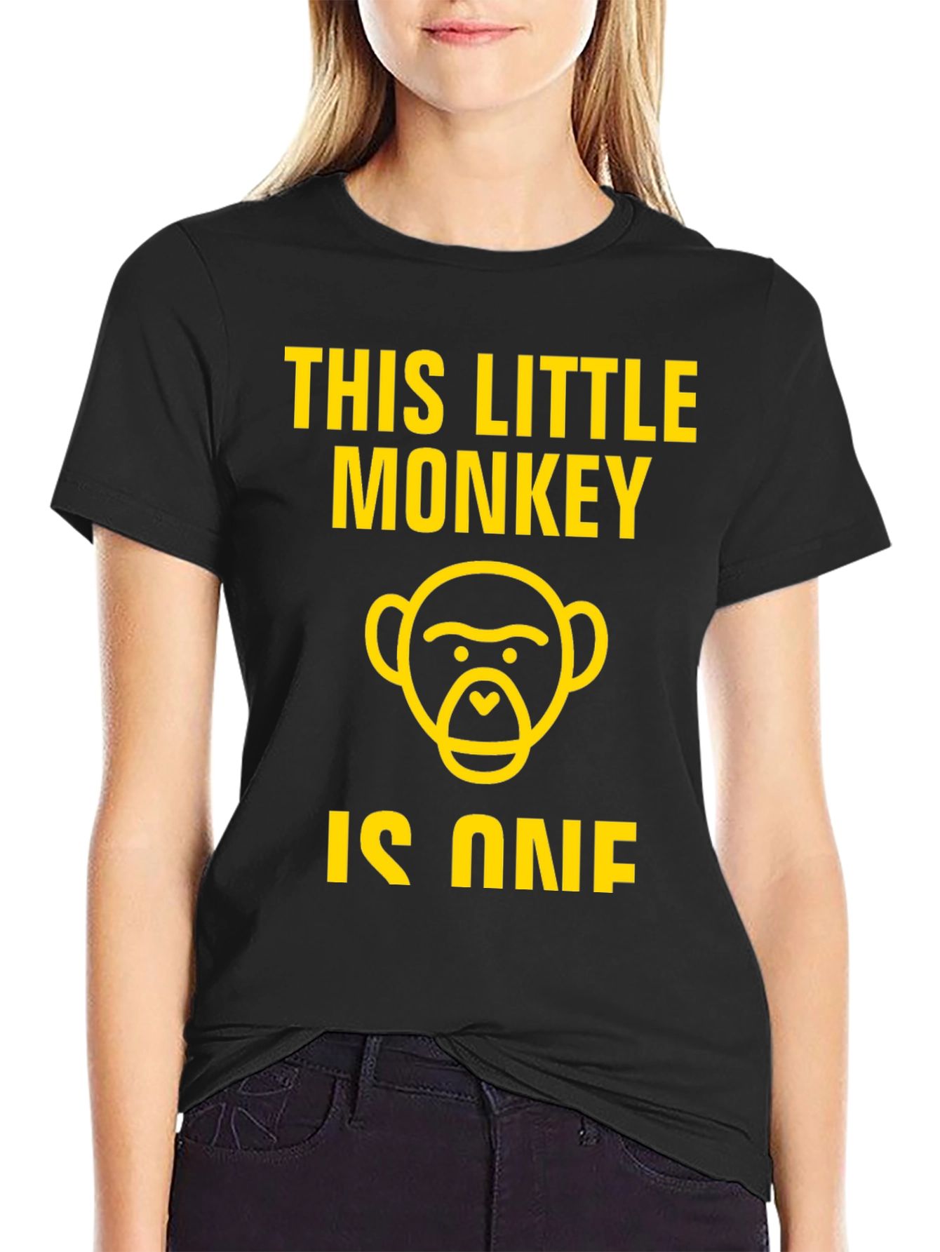 This Little Monkey Is One T-Shirt