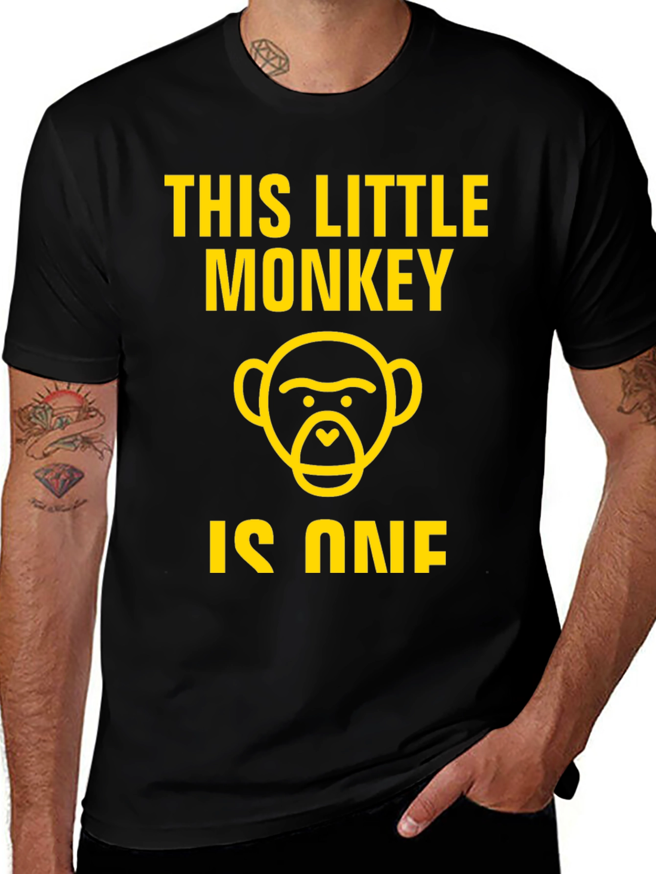 This Little Monkey Is One T-Shirt