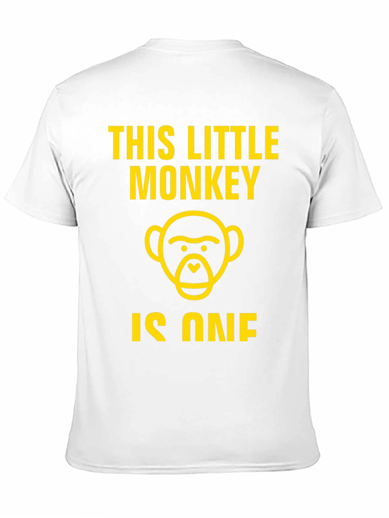 This Little Monkey Is One T-Shirt