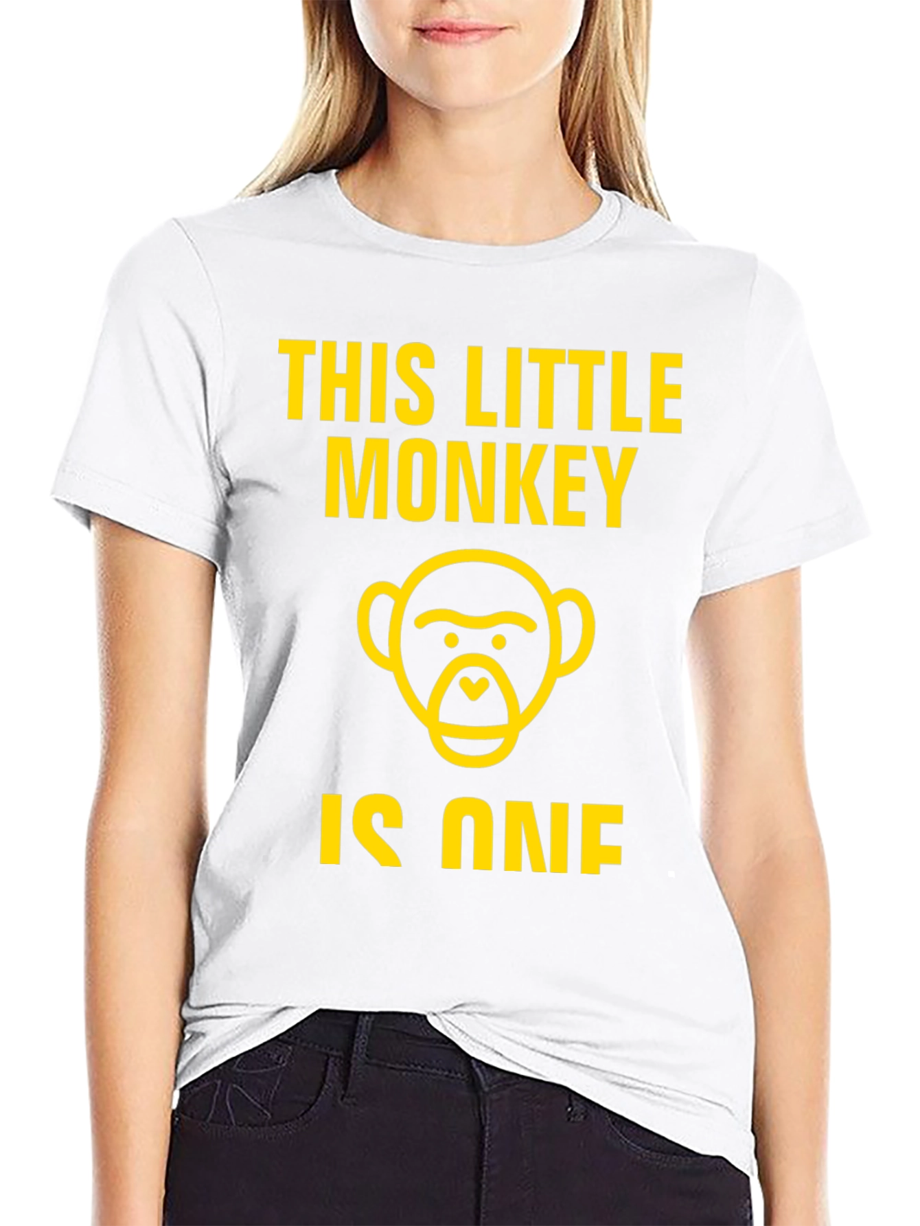 This Little Monkey Is One T-Shirt