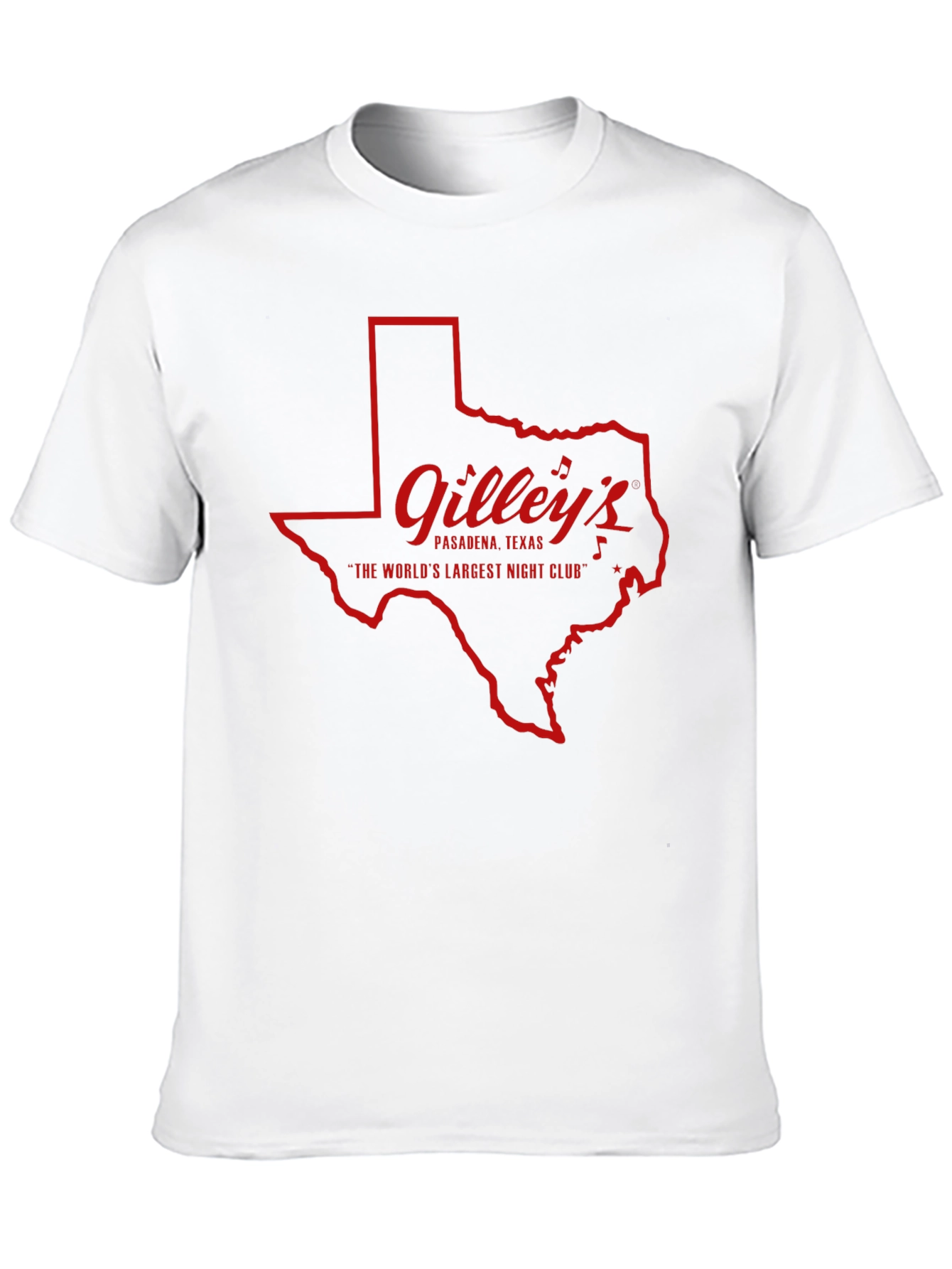 Gilleys Texas T-Shirt - Black Crew Neck Tee