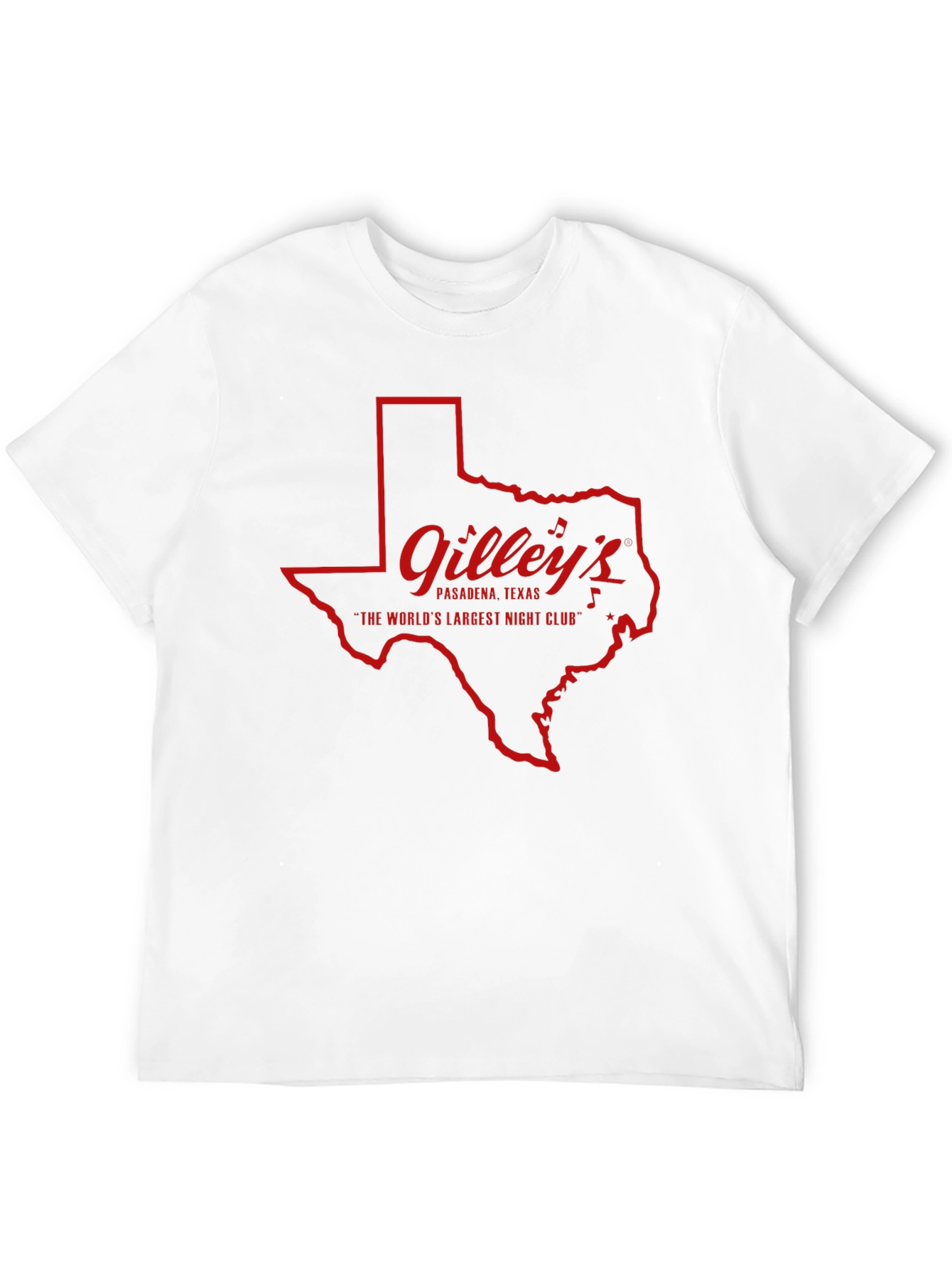 Gilleys Texas T-Shirt - Black Crew Neck Tee