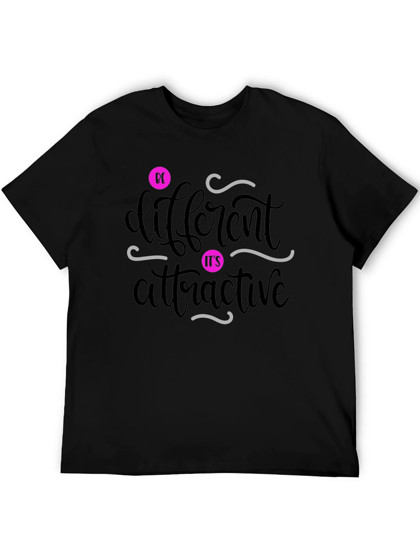 Be Different Attractive T-Shirt - Unique Statement Tee