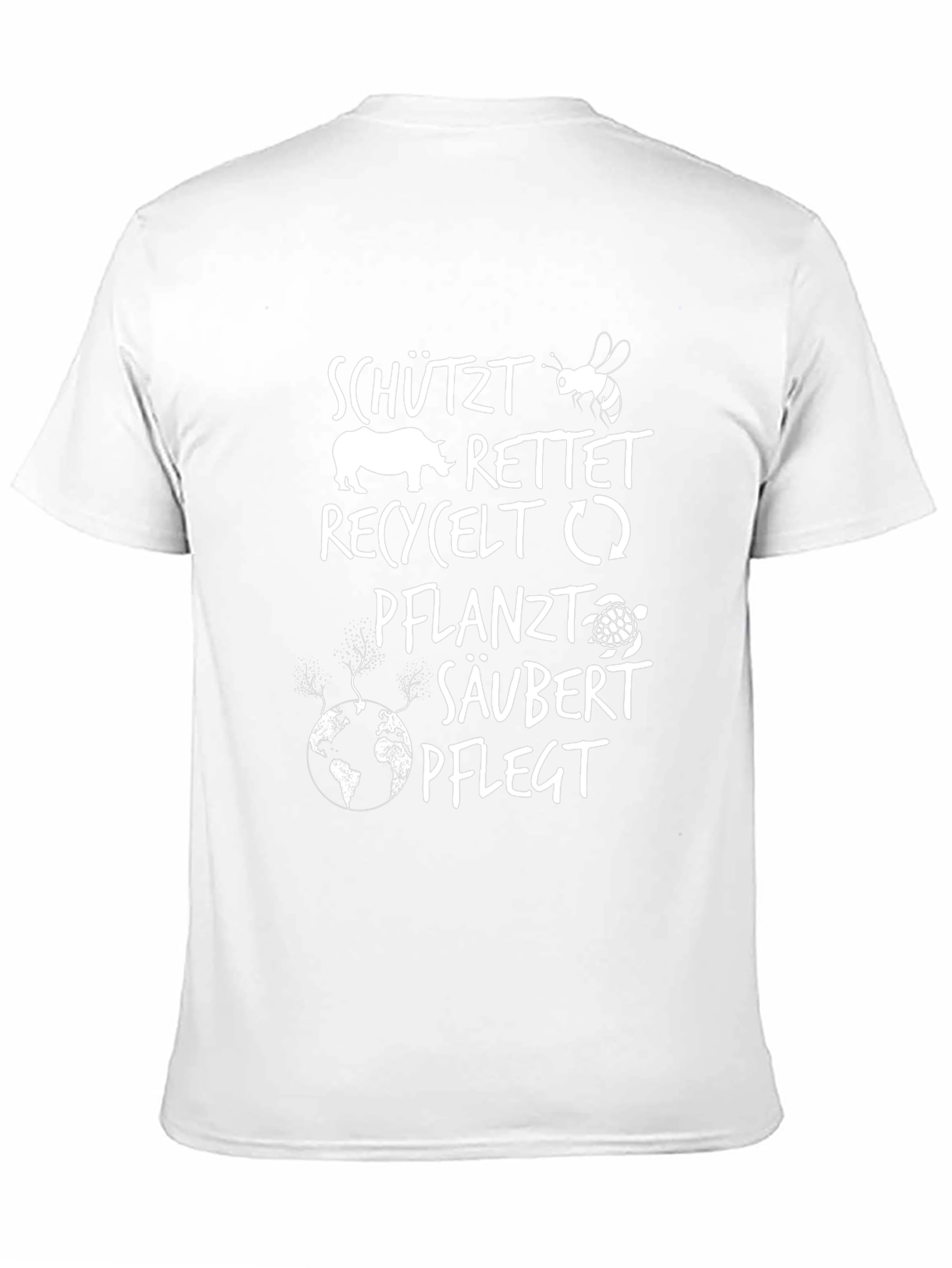 Eco-Friendly Save the Planet Graphic T-Shirt
