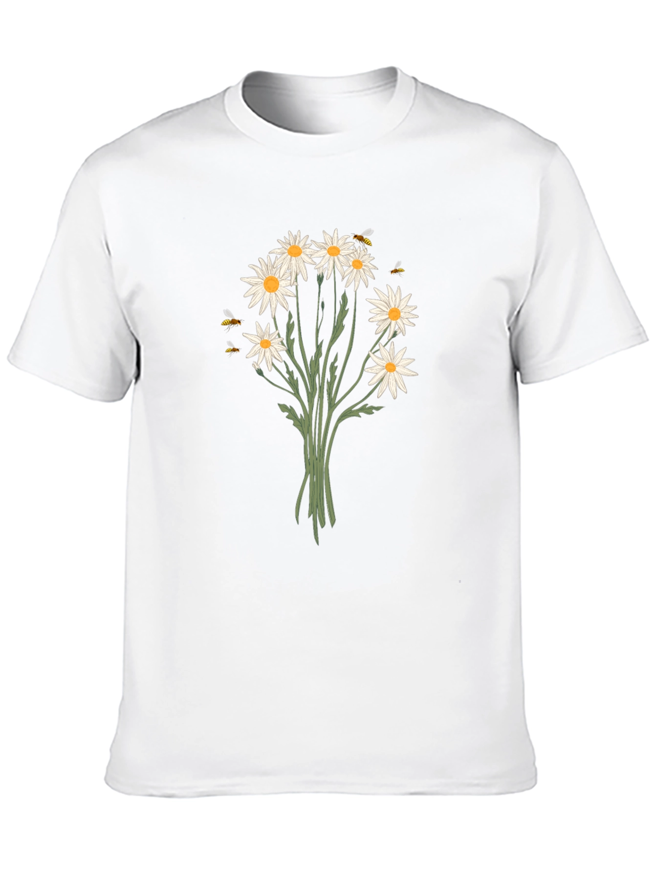 Daisy & Bee Graphic Black T-Shirt