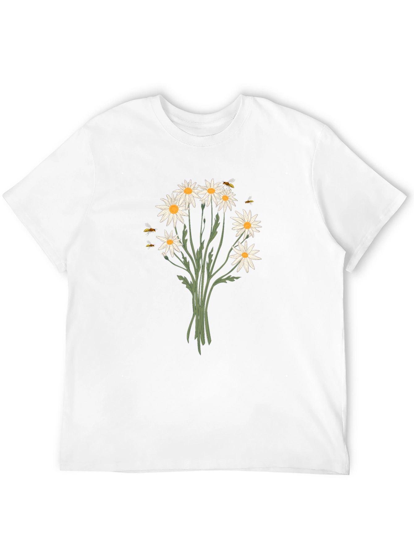Daisy & Bee Graphic Black T-Shirt