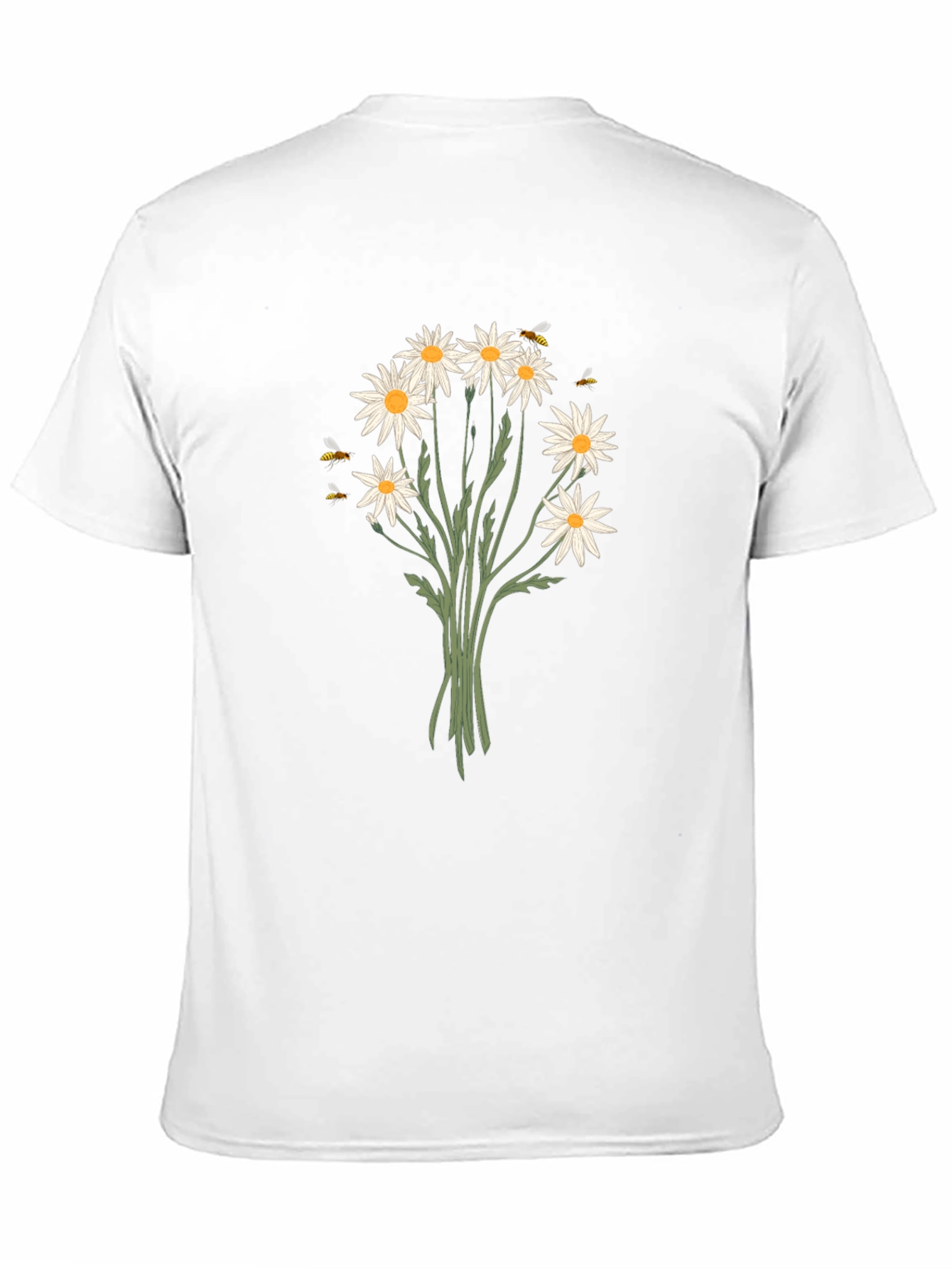 Daisy & Bee Graphic Black T-Shirt