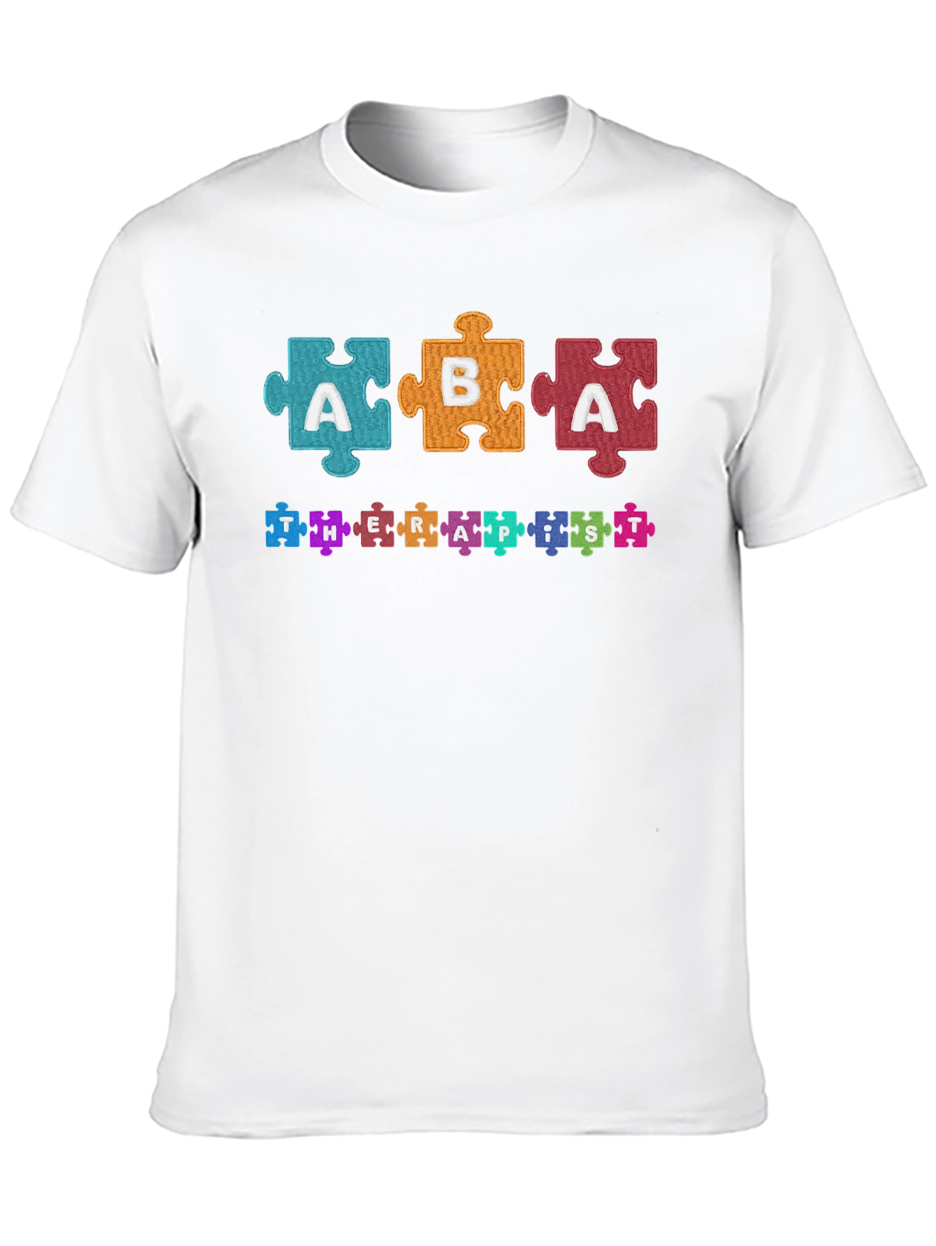 ABA Therapist Puzzle Piece T-Shirt