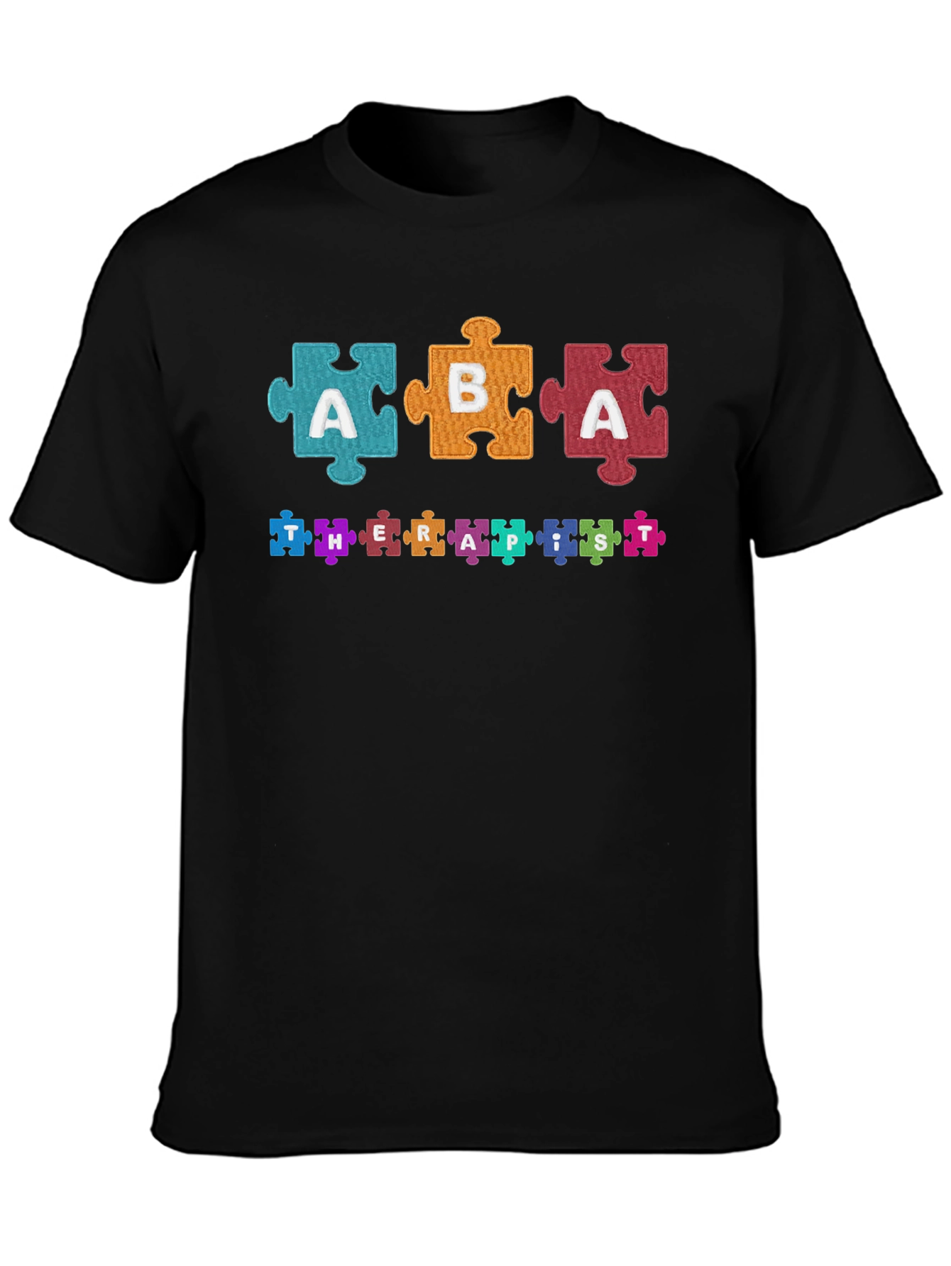 ABA Therapist Puzzle Piece T-Shirt