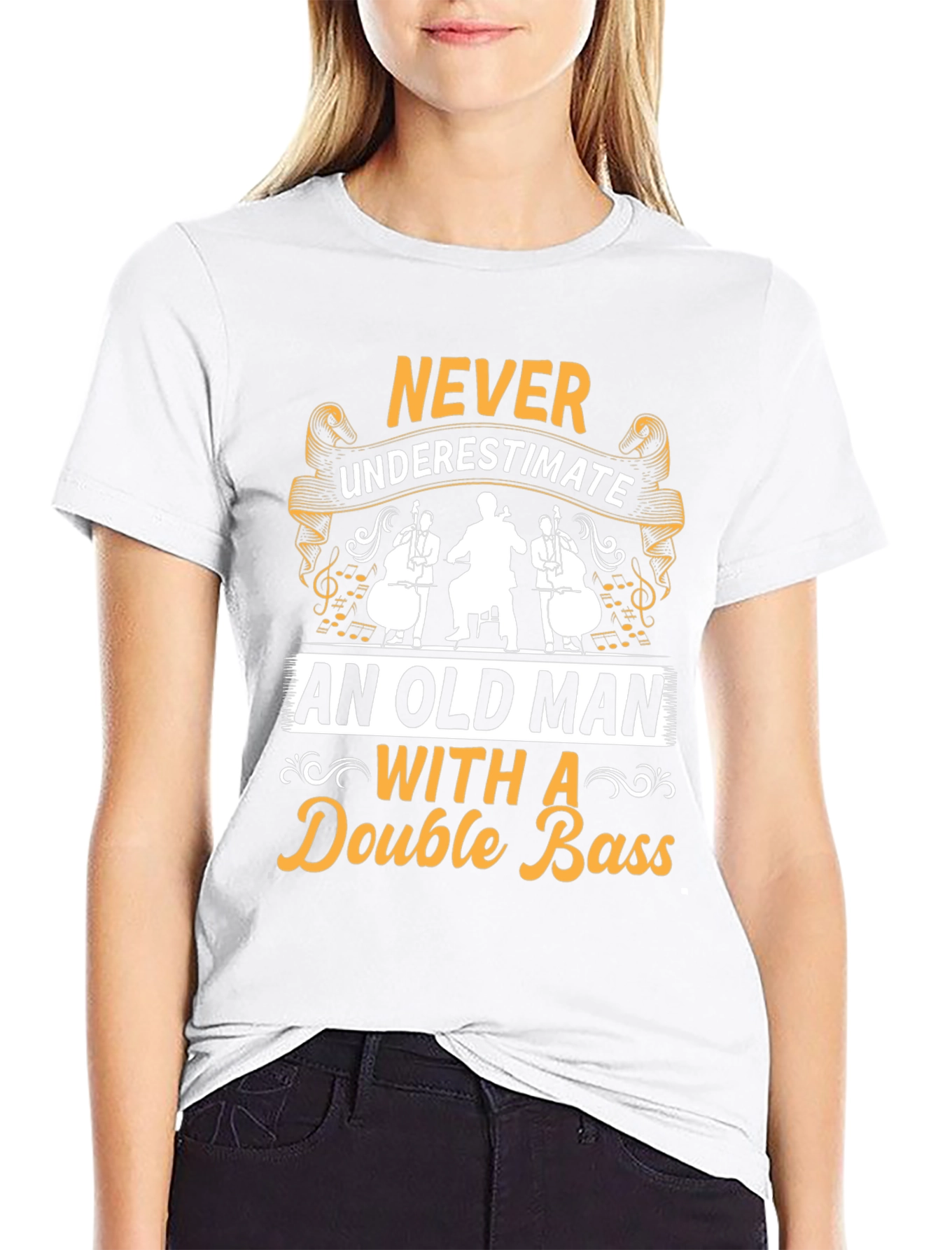 Double Bass Old Man T-Shirt
