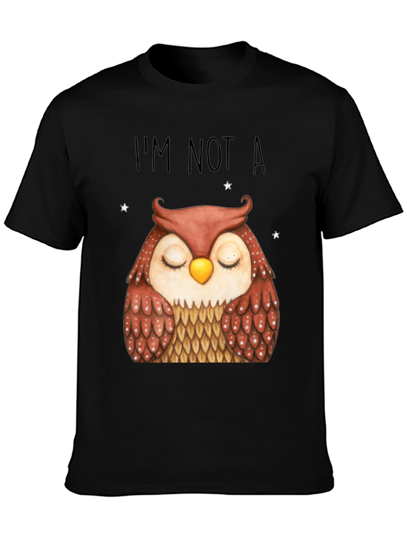 Owl Graphic T-Shirt - Im Not A Tee