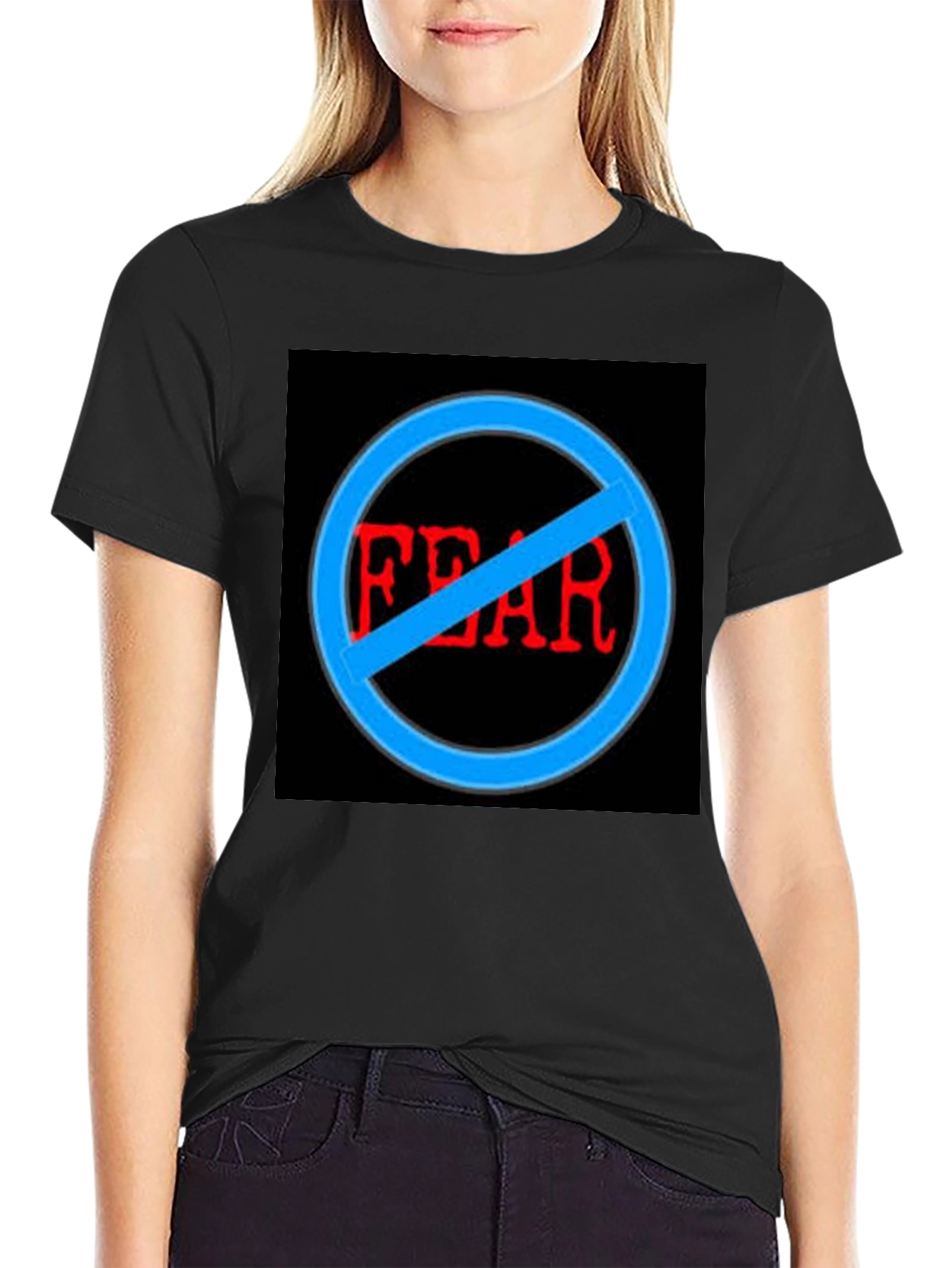 No Fear Graphic Black T-Shirt
