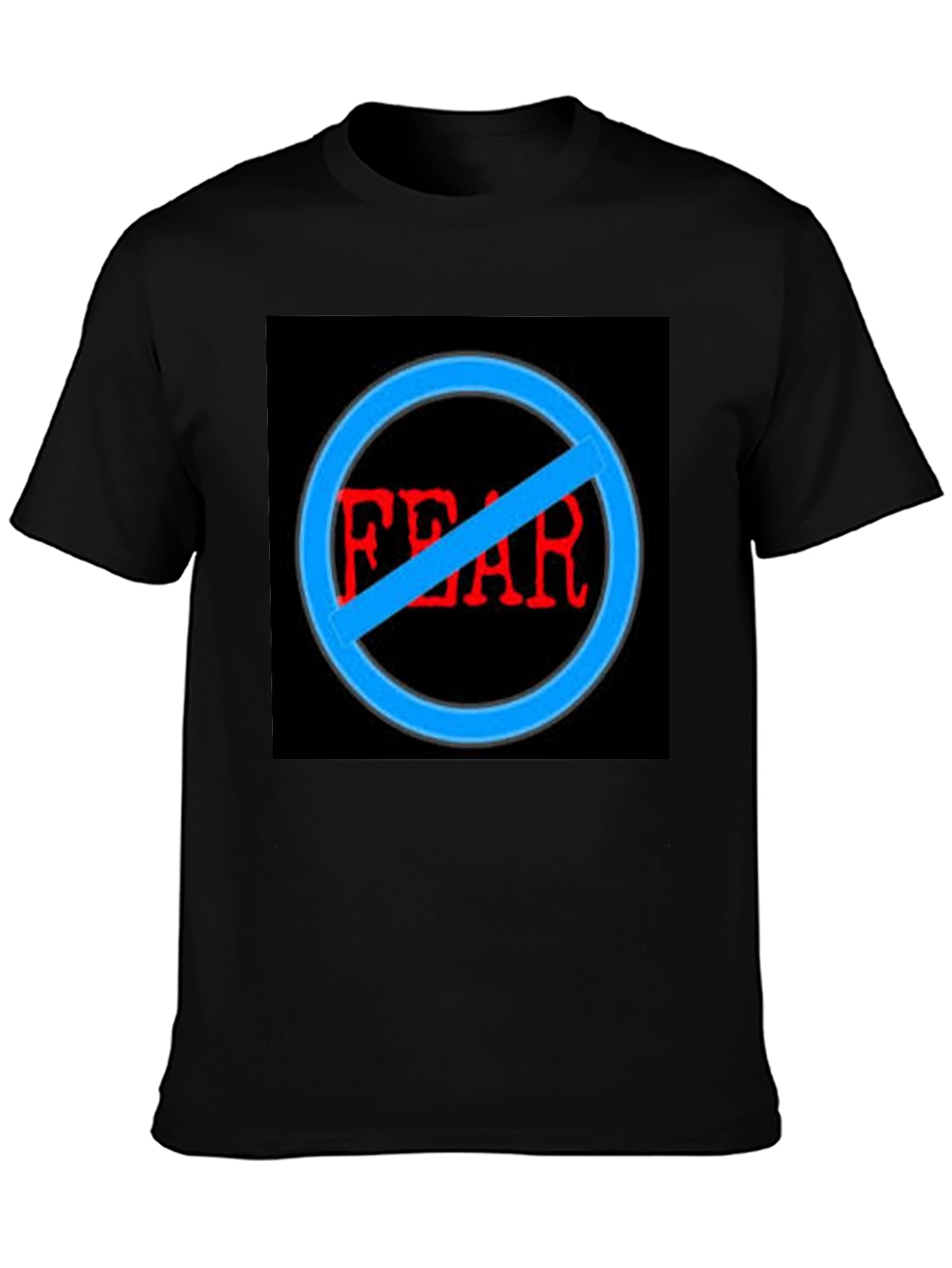 No Fear Graphic Black T-Shirt