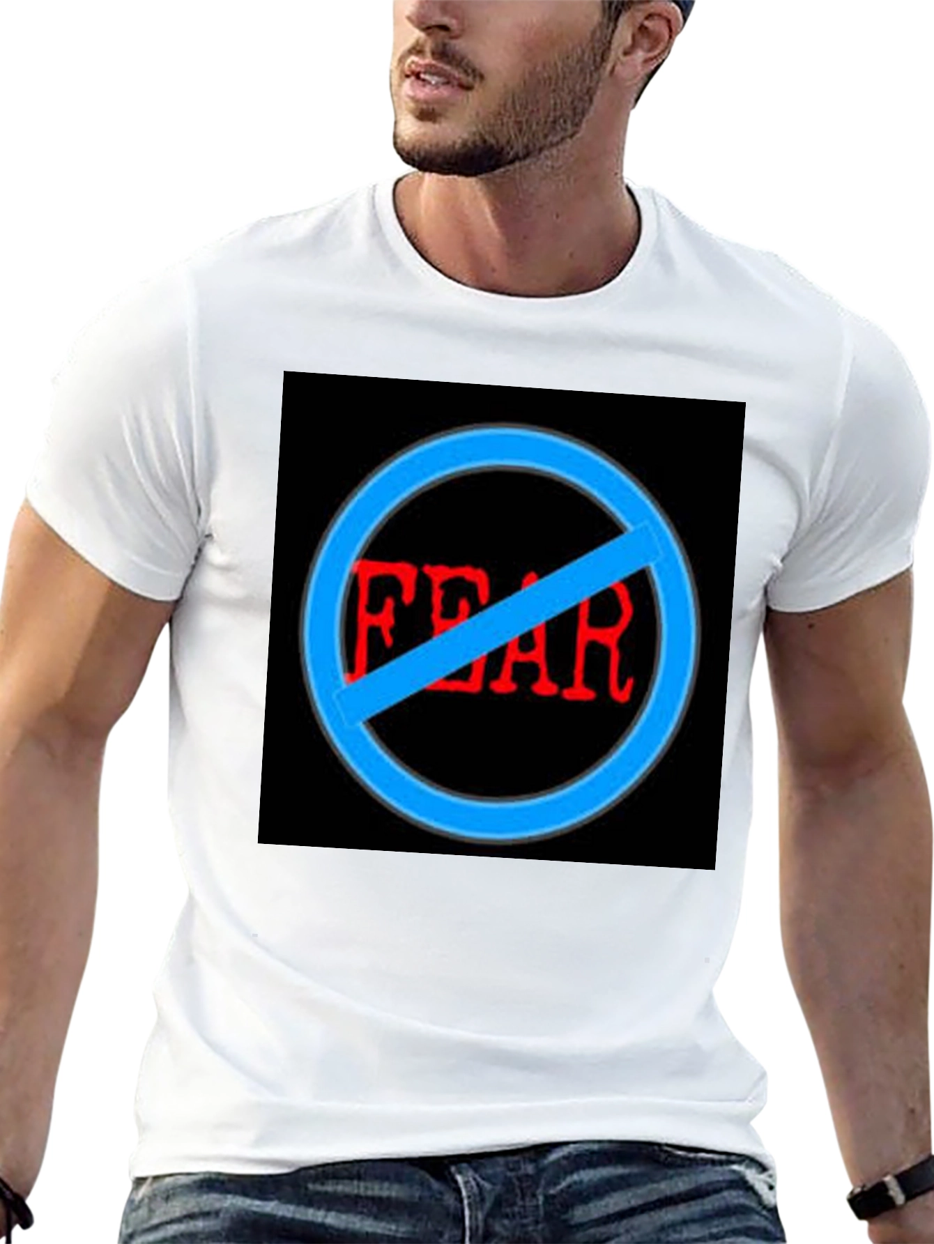 No Fear Graphic Black T-Shirt