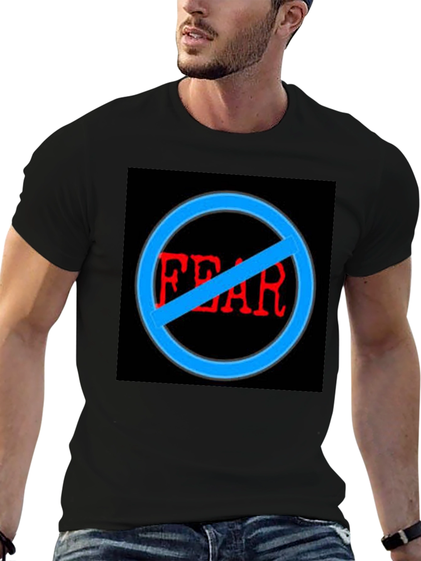 No Fear Graphic Black T-Shirt