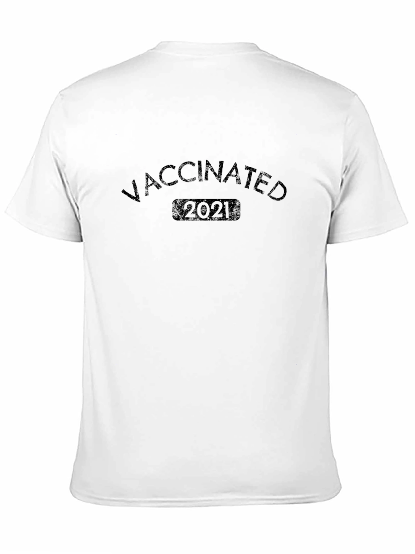 Vaccinated 2021 Black T-Shirt