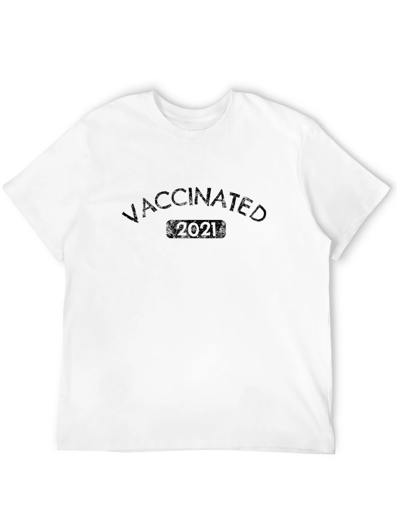 Vaccinated 2021 Black T-Shirt