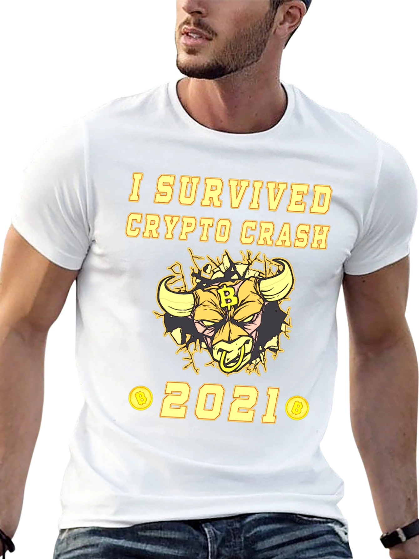 I Survived Crypto Crash 2021 Graphic Tee