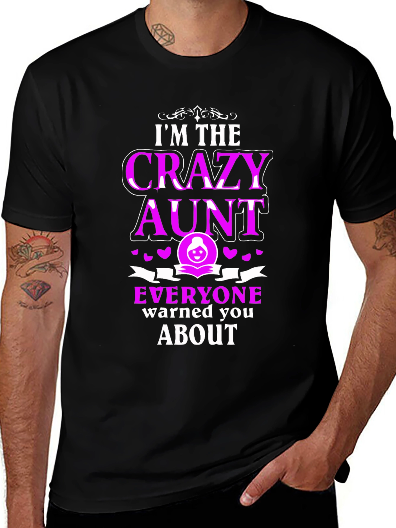 Crazy Aunt T-Shirt Fun Novelty Gift