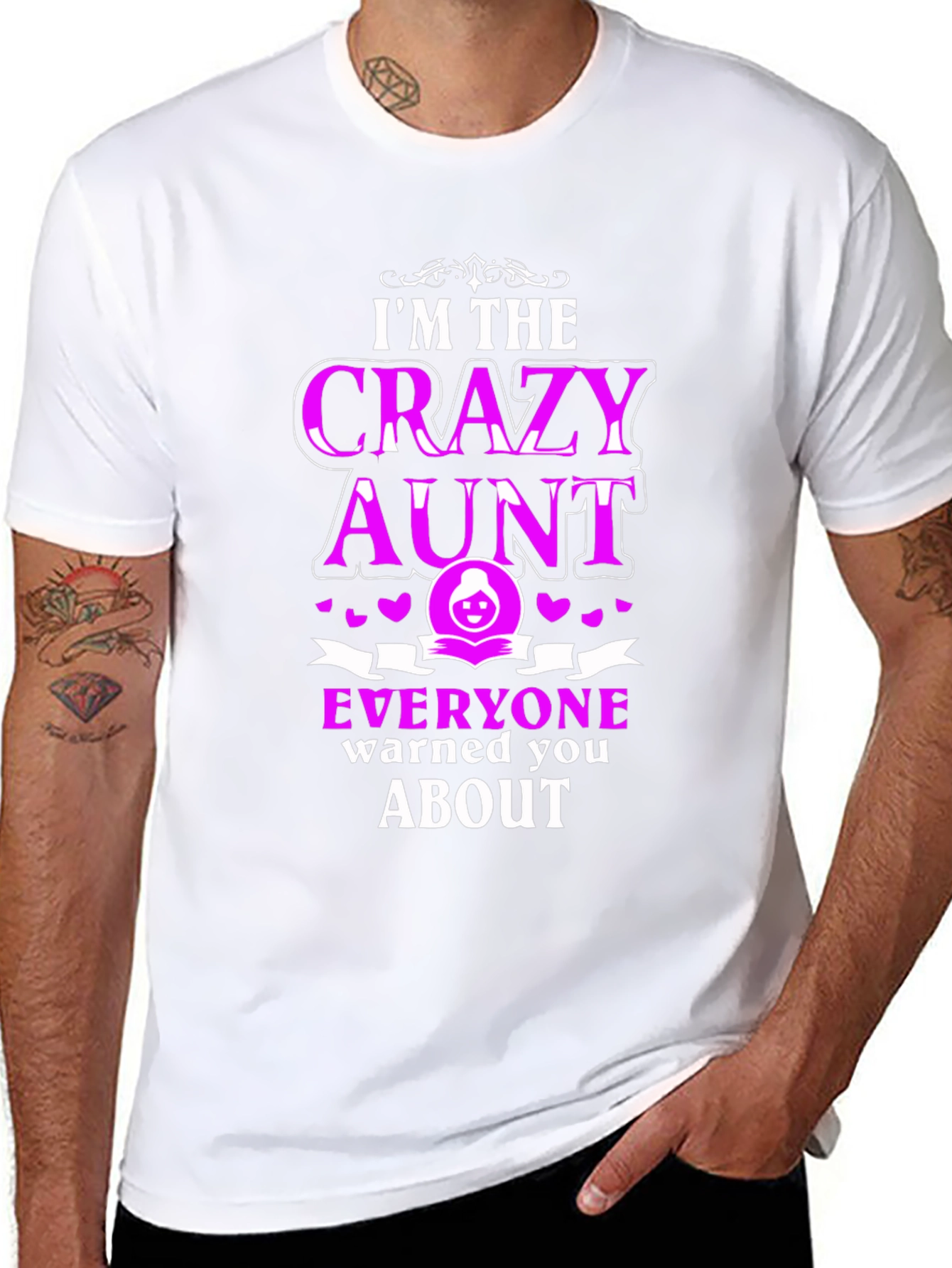 Crazy Aunt T-Shirt Fun Novelty Gift