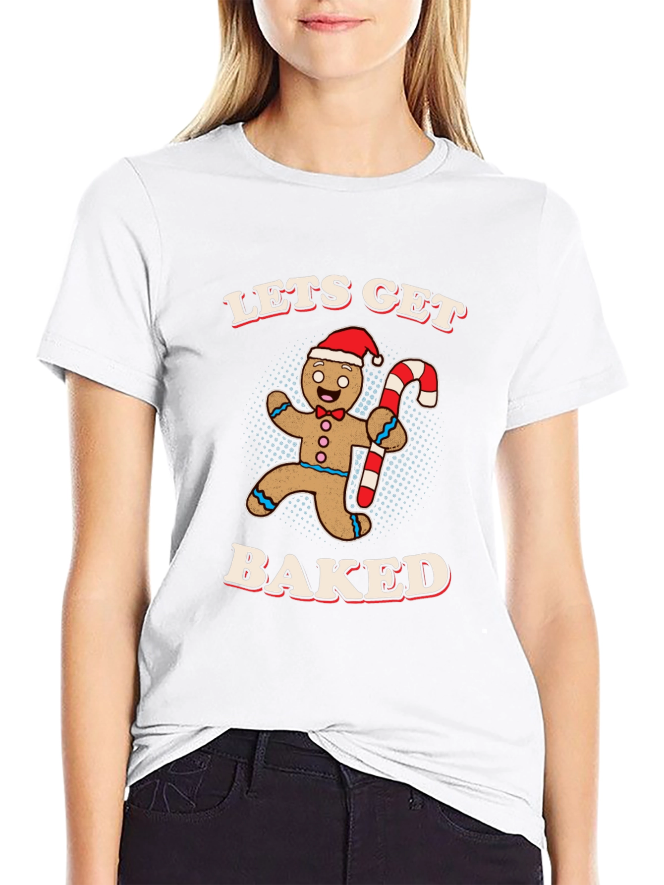 Lets Get Baked Gingerbread Man T-Shirt