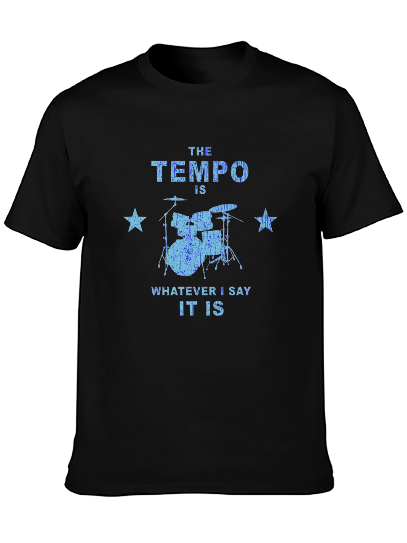 Tempo Drummer T-Shirt - Music Lover Tee