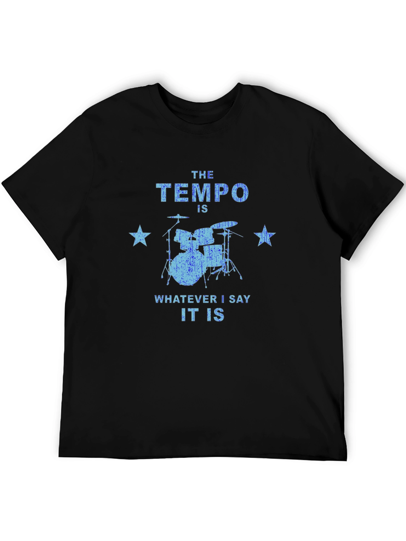 Tempo Drummer T-Shirt - Music Lover Tee