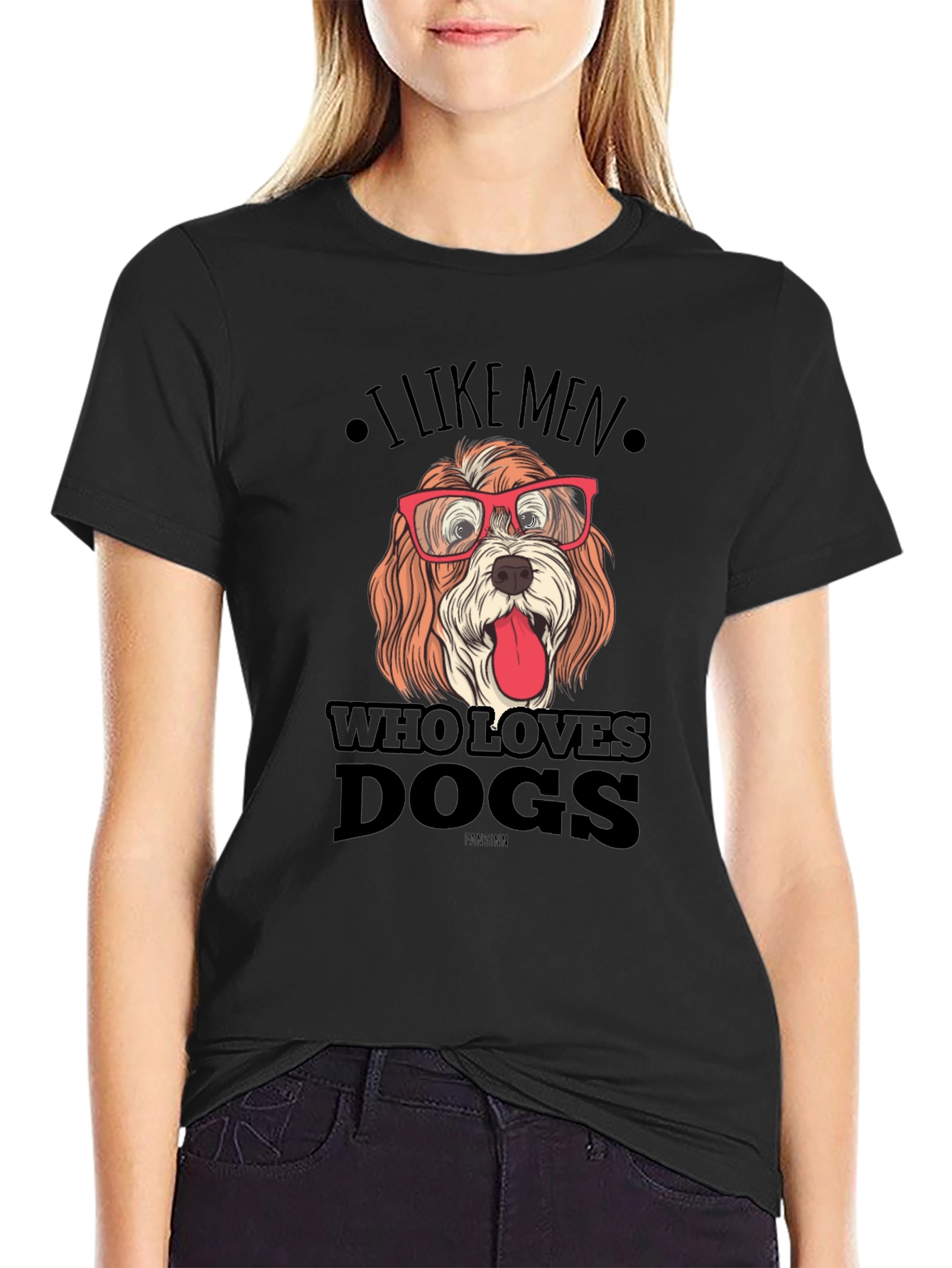 I Like Men Who Love Dogs Graphic Tee