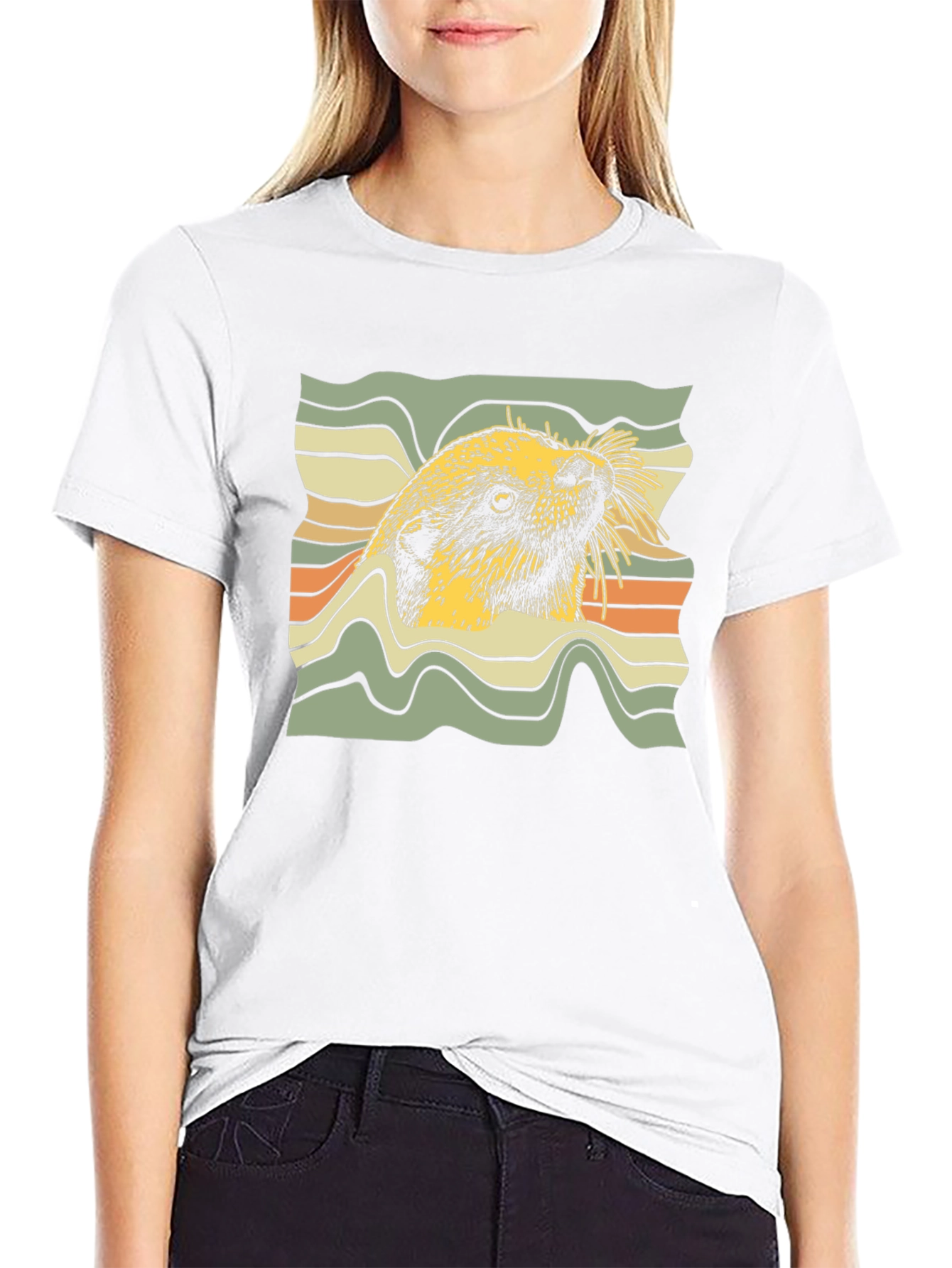 Retro Otter Graphic Tee