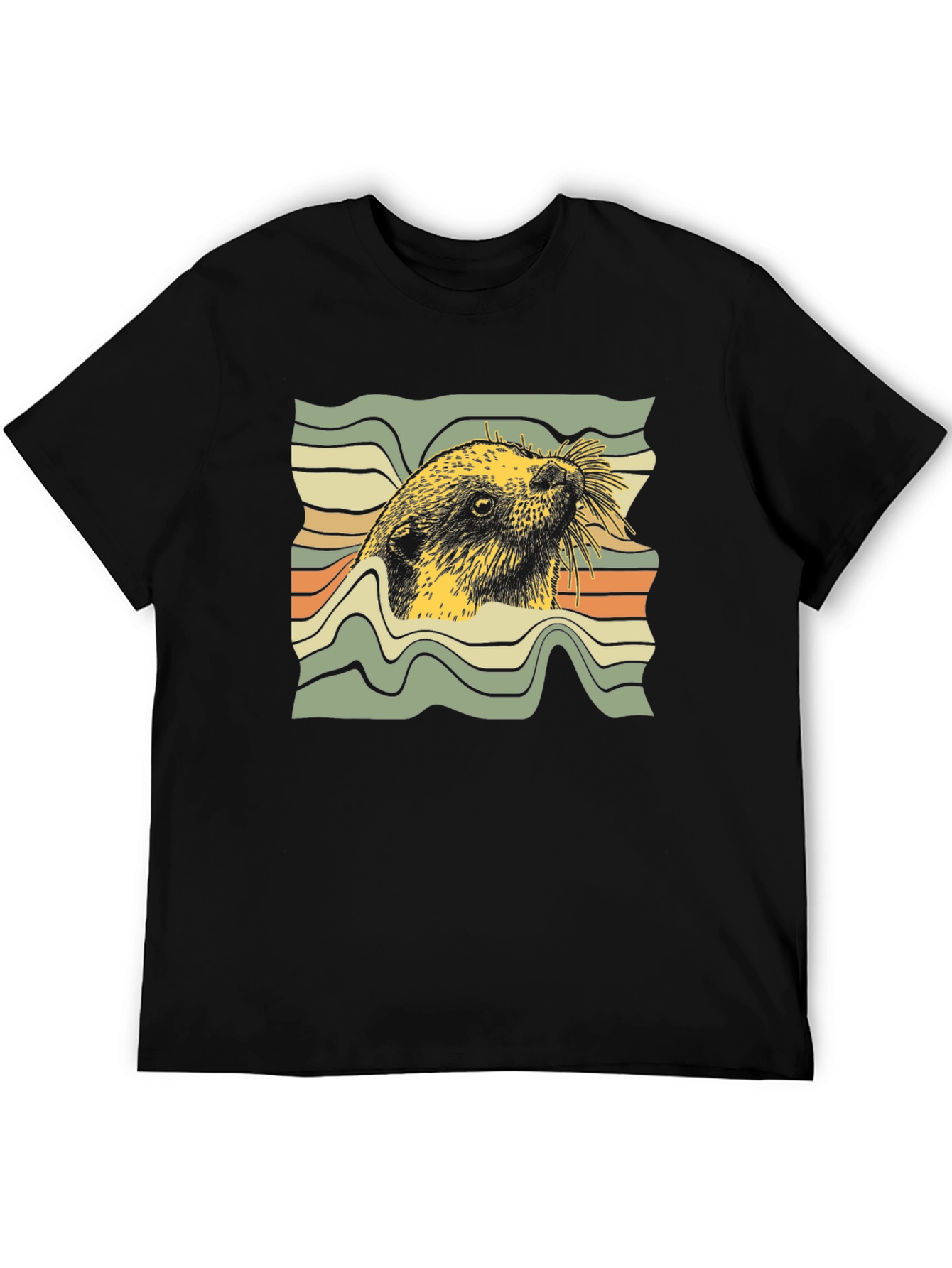 Retro Otter Graphic Tee