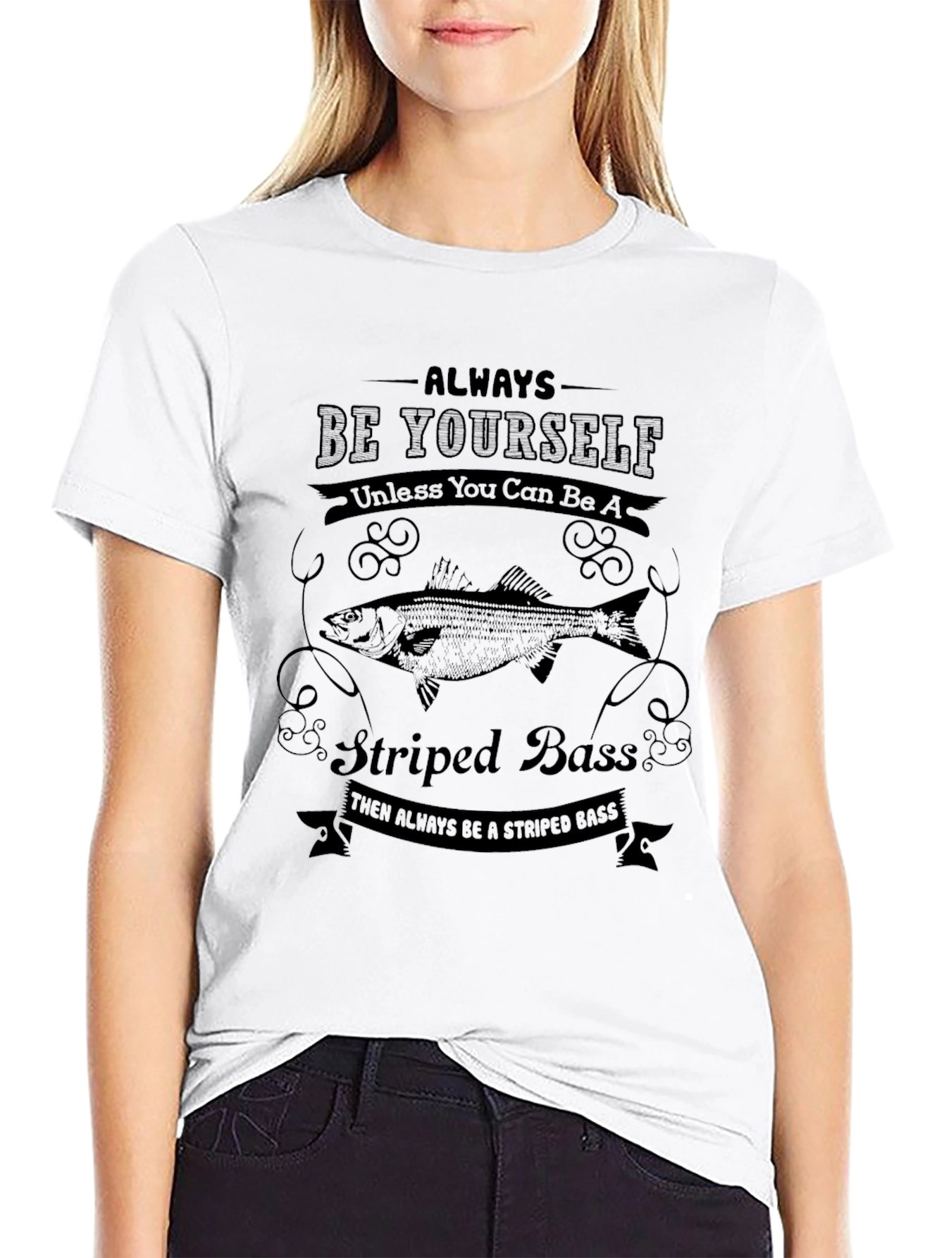 Always Be a Striped Bass Graphic T-Shirt
