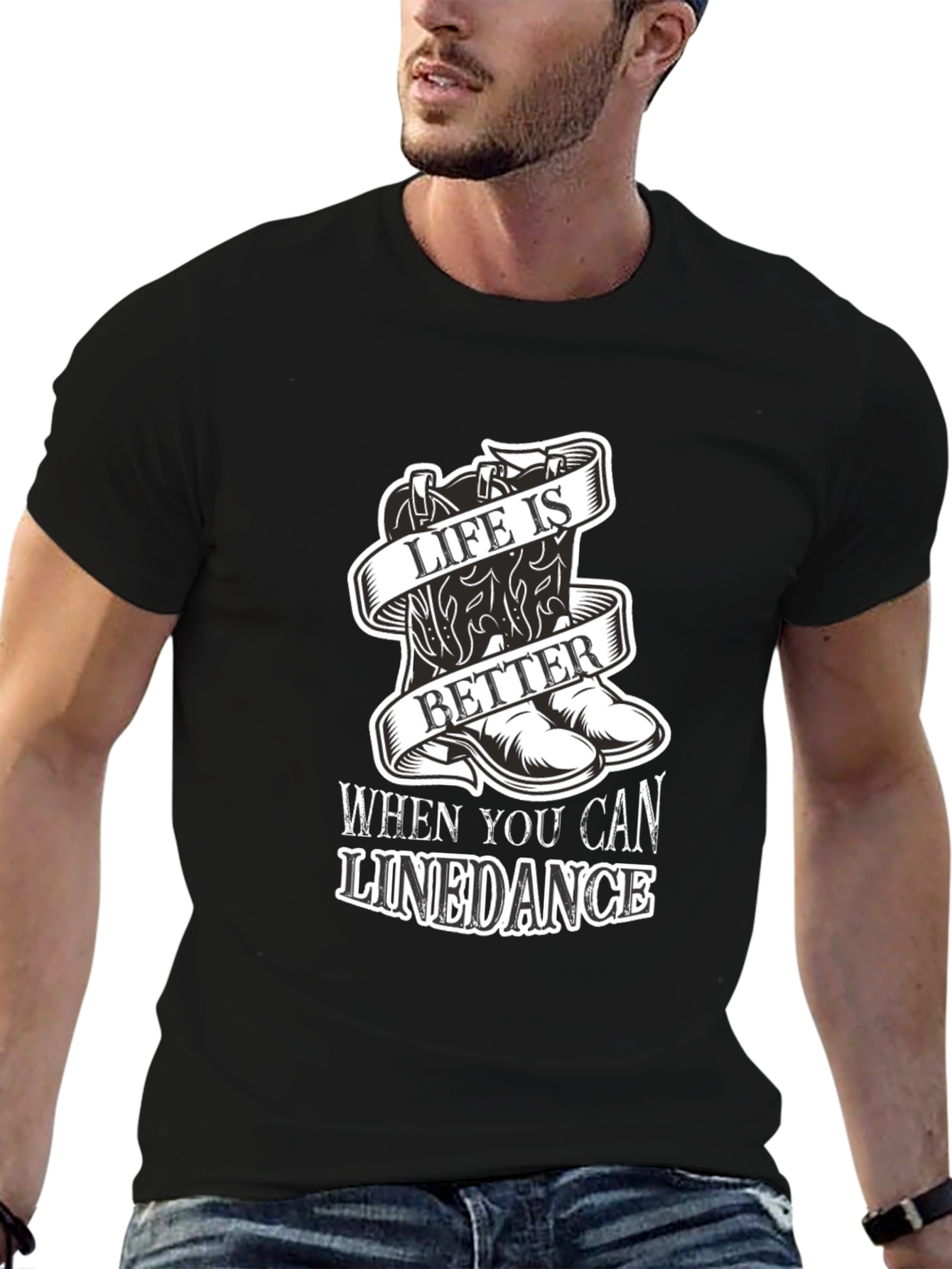 Life is Better Linedance Graphic T-Shirt