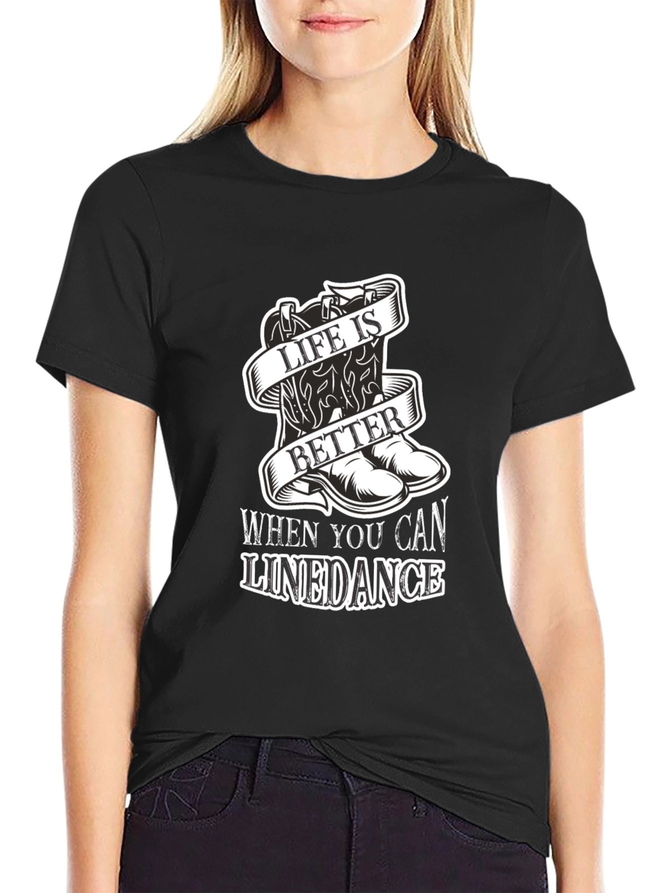 Life is Better Linedance Graphic T-Shirt