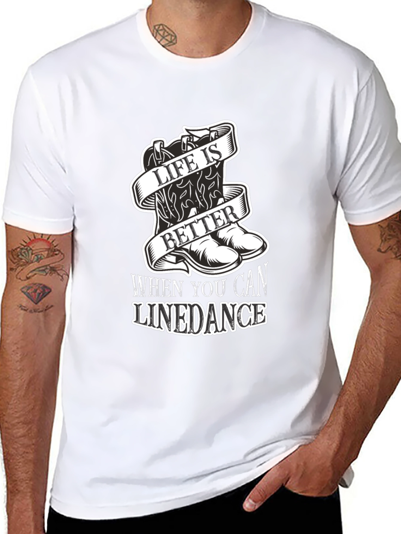 Life is Better Linedance Graphic T-Shirt