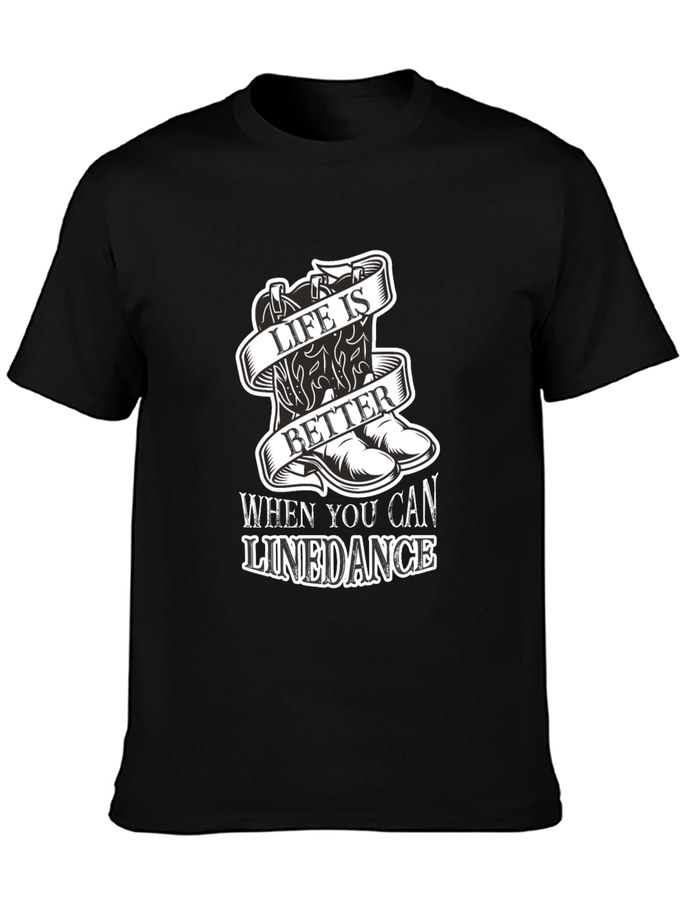 Life is Better Linedance Graphic T-Shirt