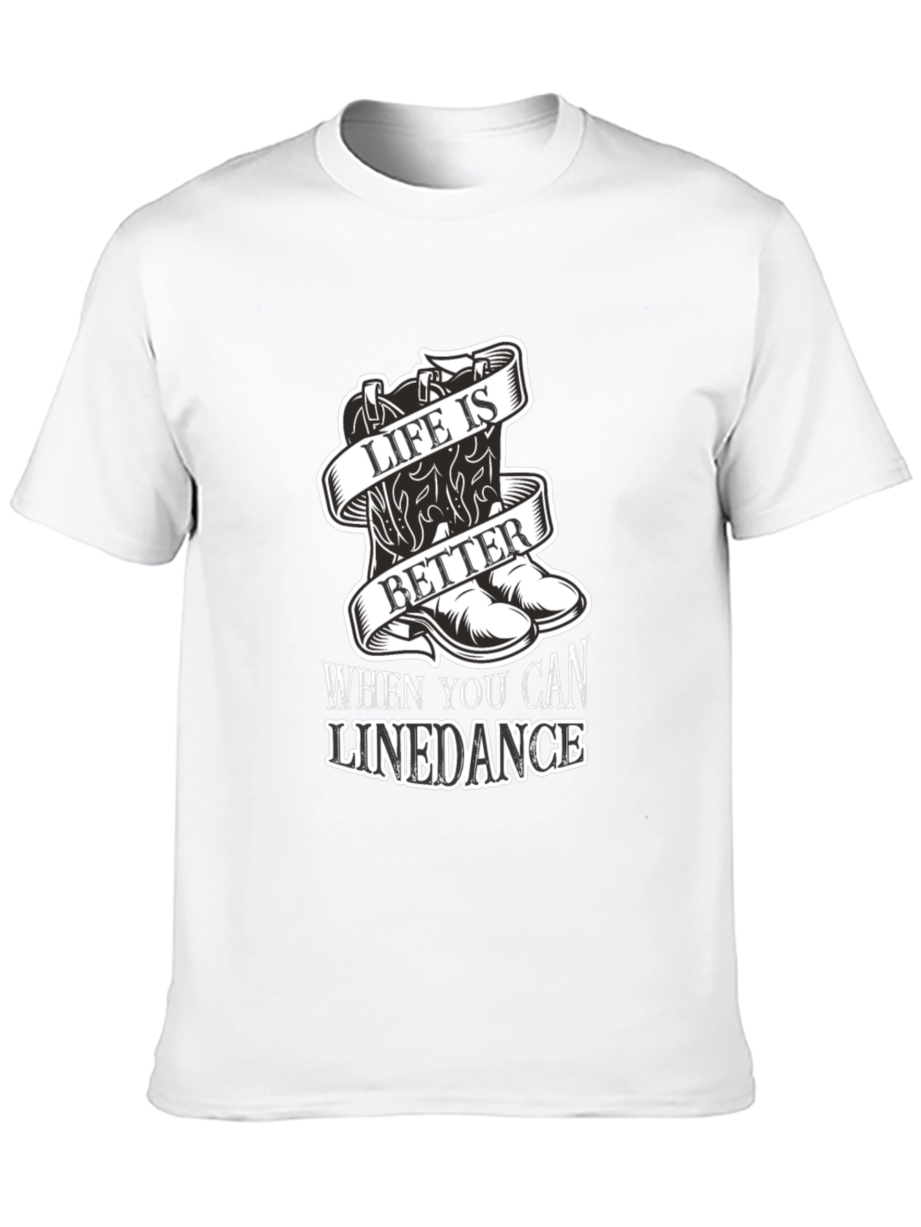 Life is Better Linedance Graphic T-Shirt