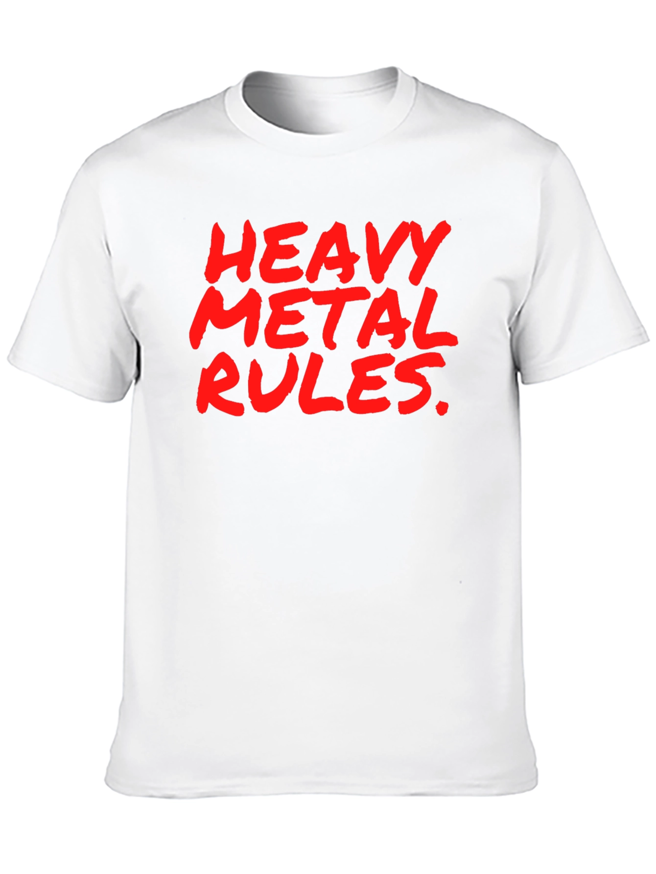 Heavy Metal Rules T-Shirt - Bold Graphic Tee