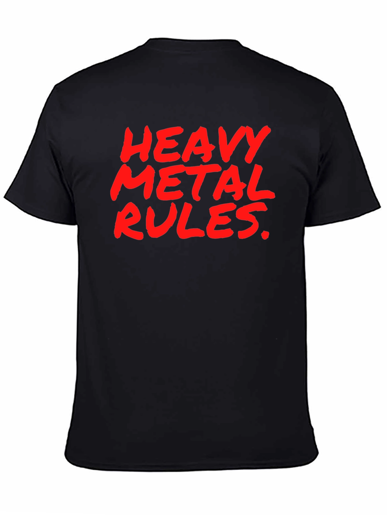 Heavy Metal Rules T-Shirt - Bold Graphic Tee